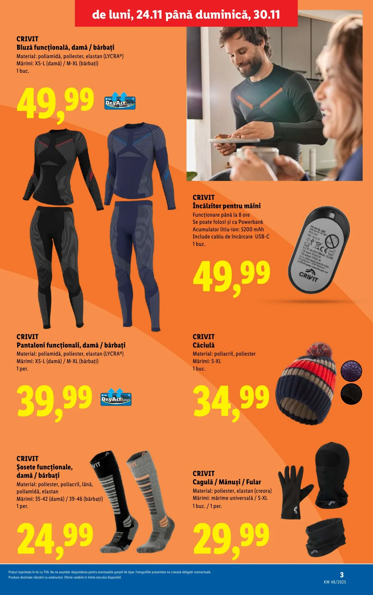 Lidl akciós újság Románia Nonfood 11.24–11.30 – 3. oldal
