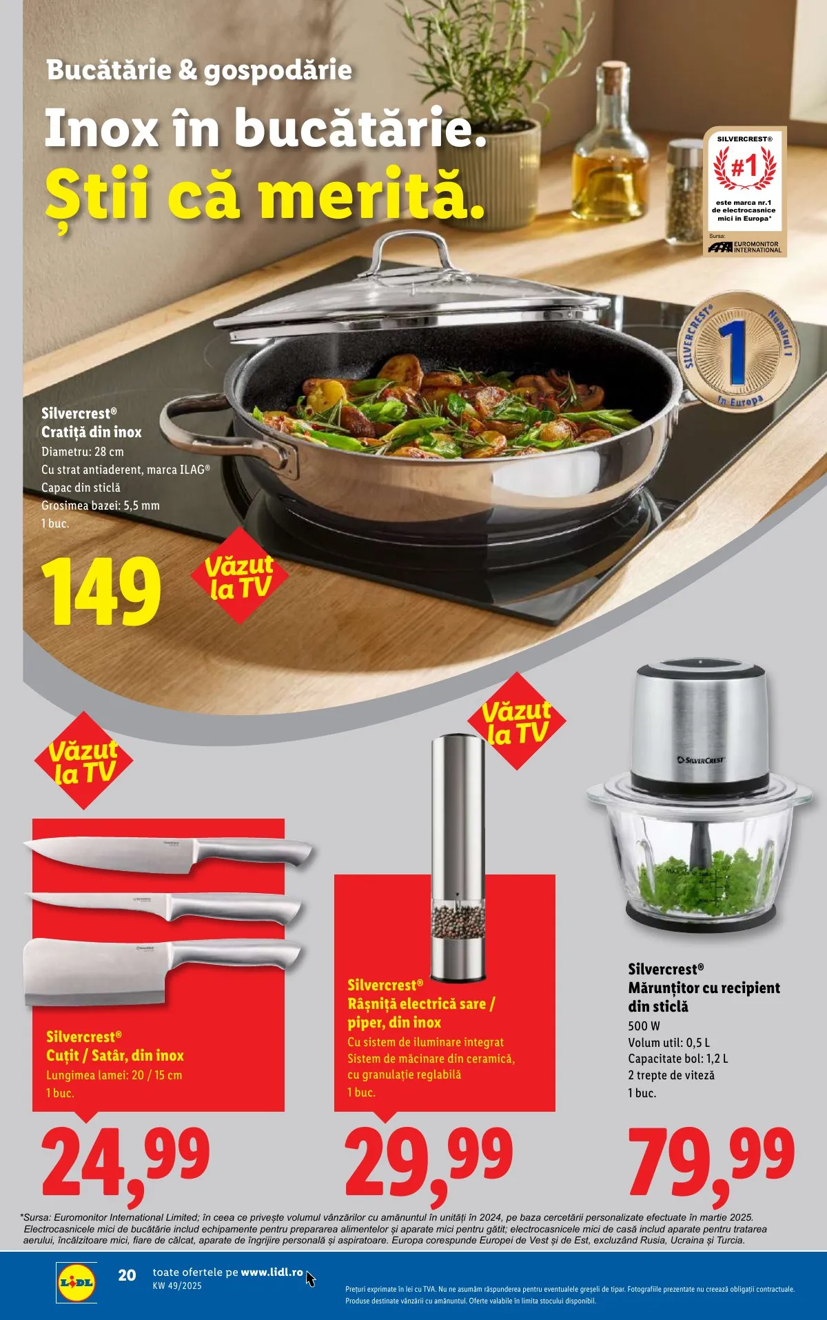 Lidl akciós újság Románia Nonfood 12.01–12.07 – 20. oldal