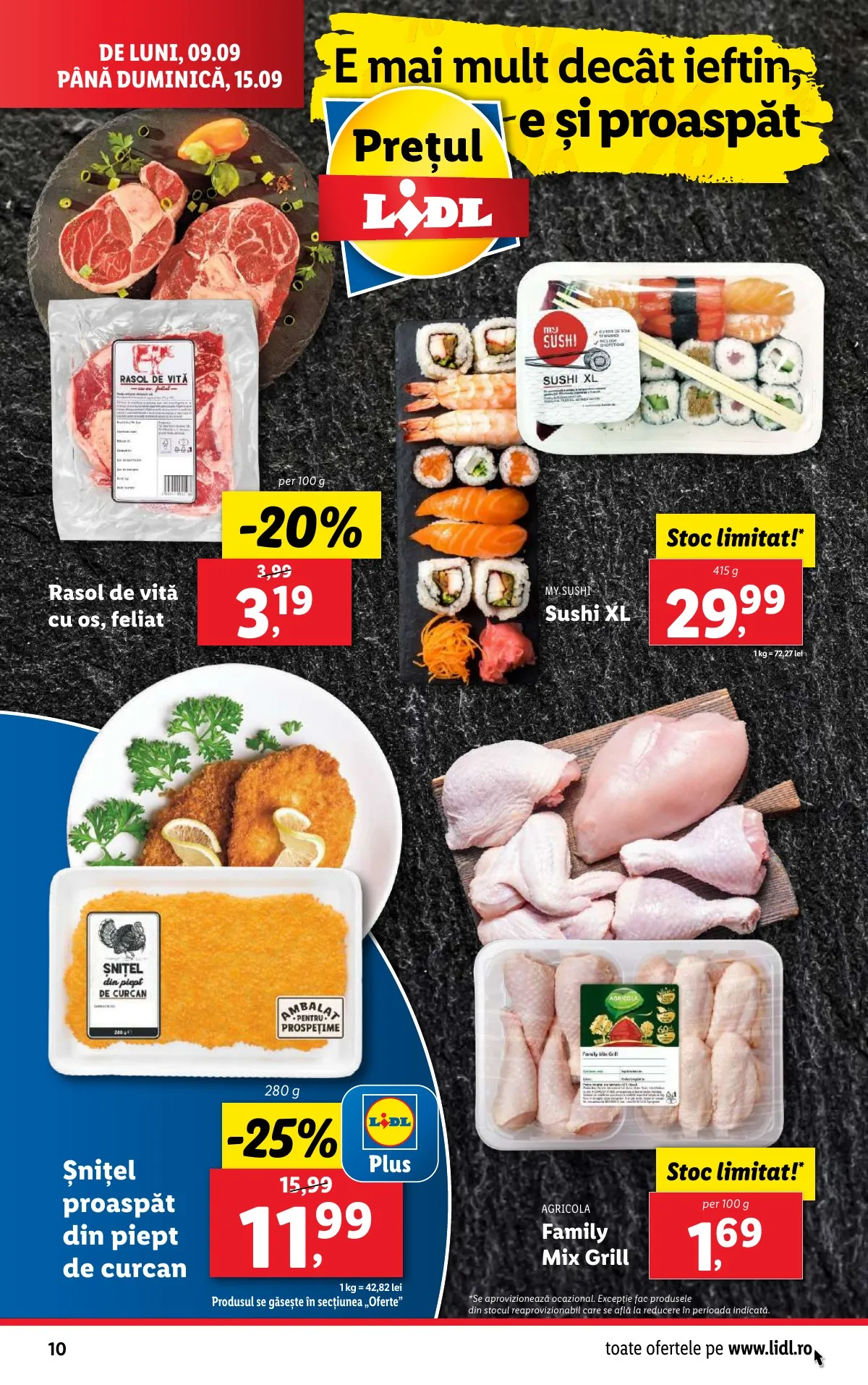 Lidl akciós újság Románia 09.09–09.15 – 10. oldal