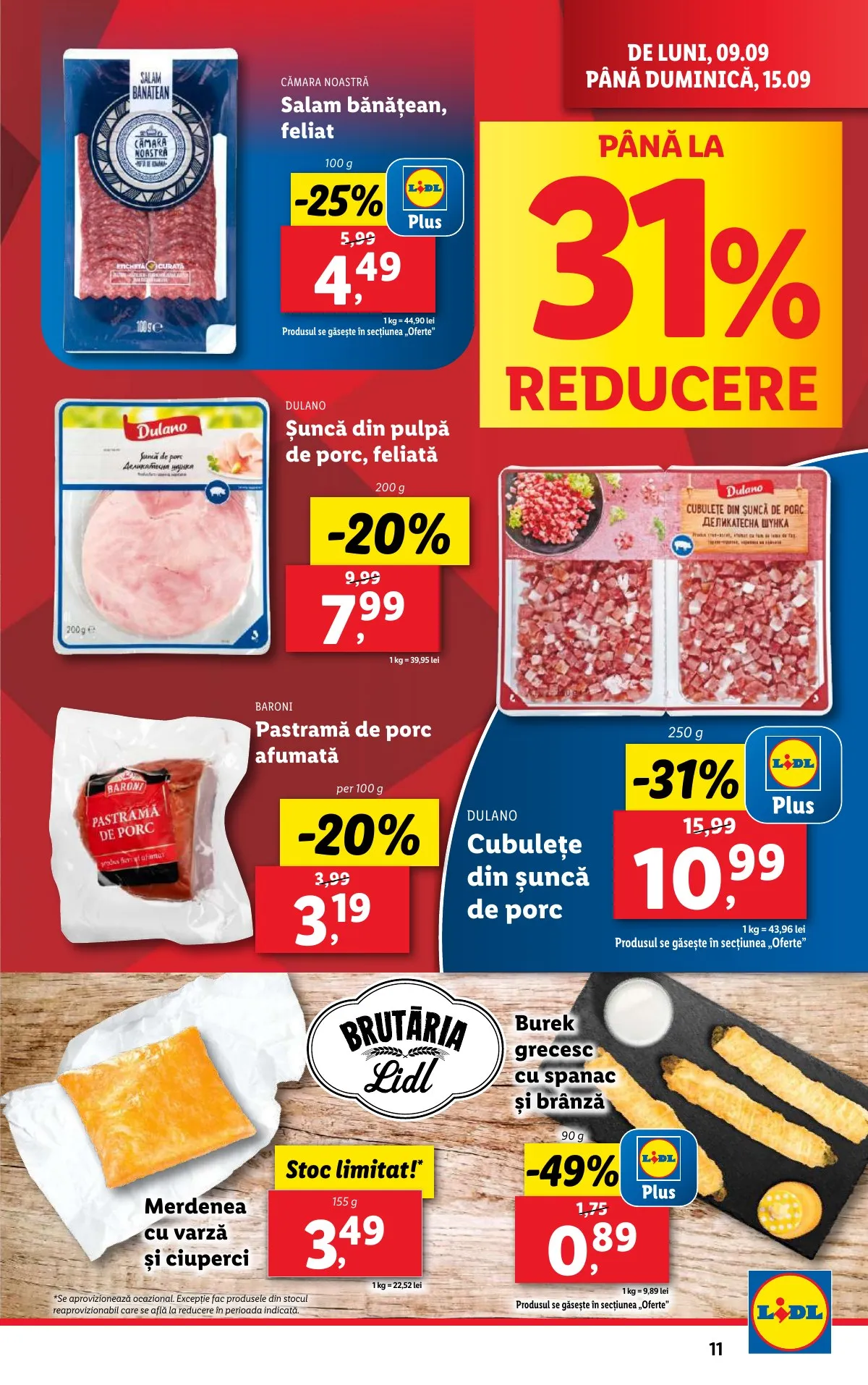 Lidl akciós újság Románia 09.09–09.15 – 11. oldal