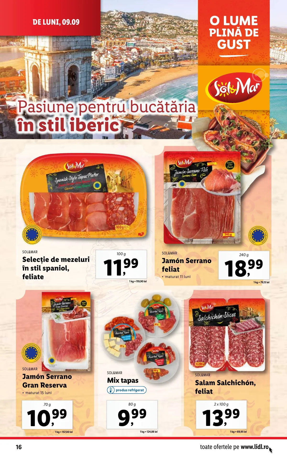 Lidl akciós újság Románia 09.09–09.15 – 16. oldal
