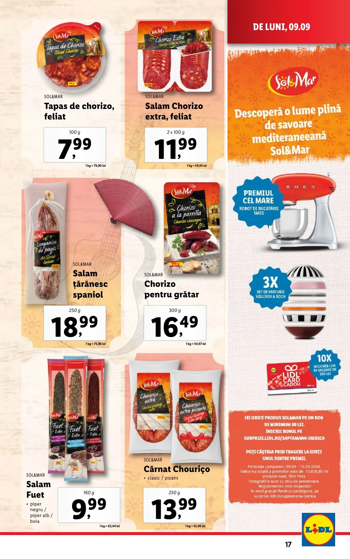Lidl akciós újság Románia 09.09–09.15 – 17. oldal