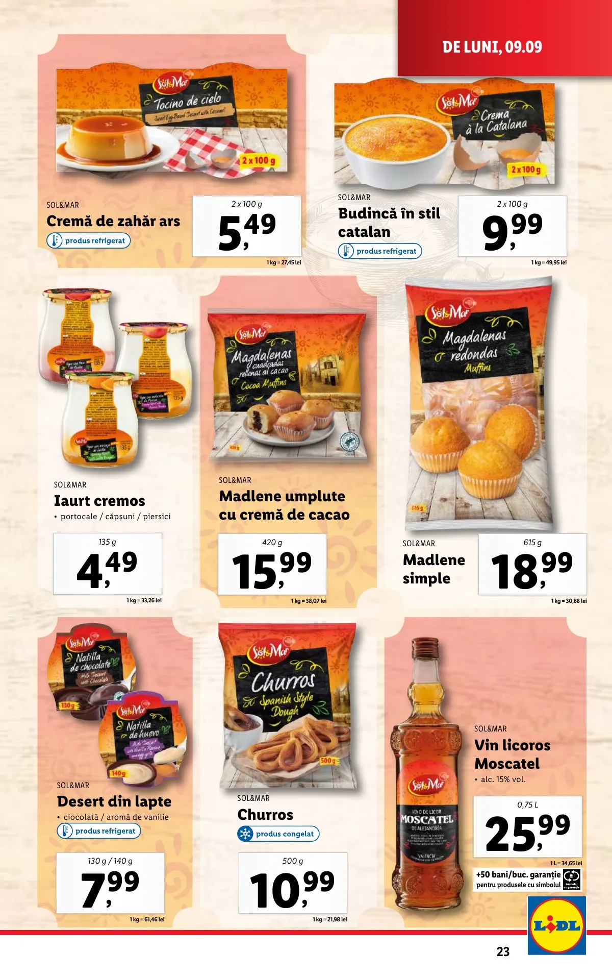 Lidl akciós újság Románia 09.09–09.15 – 23. oldal