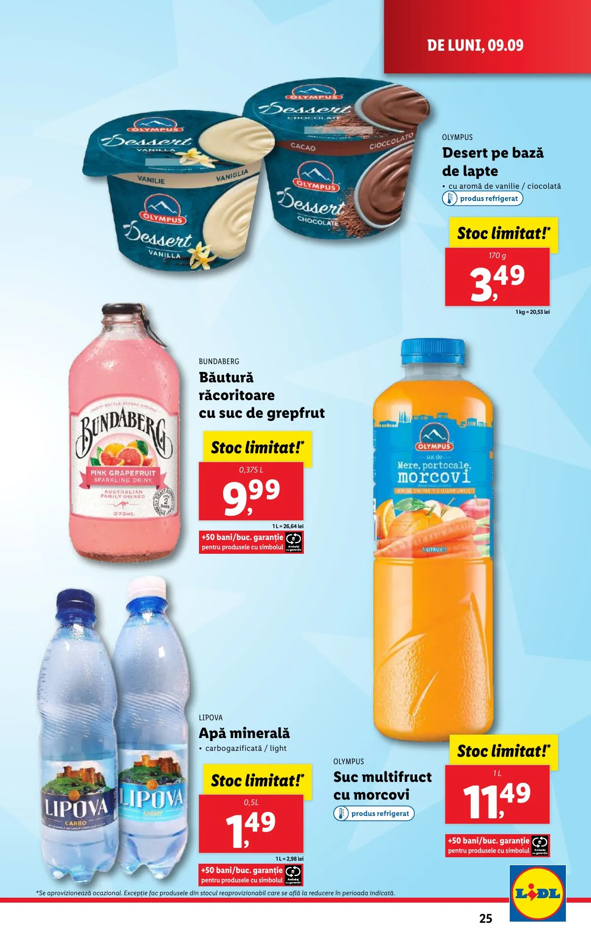 Lidl akciós újság Románia 09.09–09.15 – 25. oldal