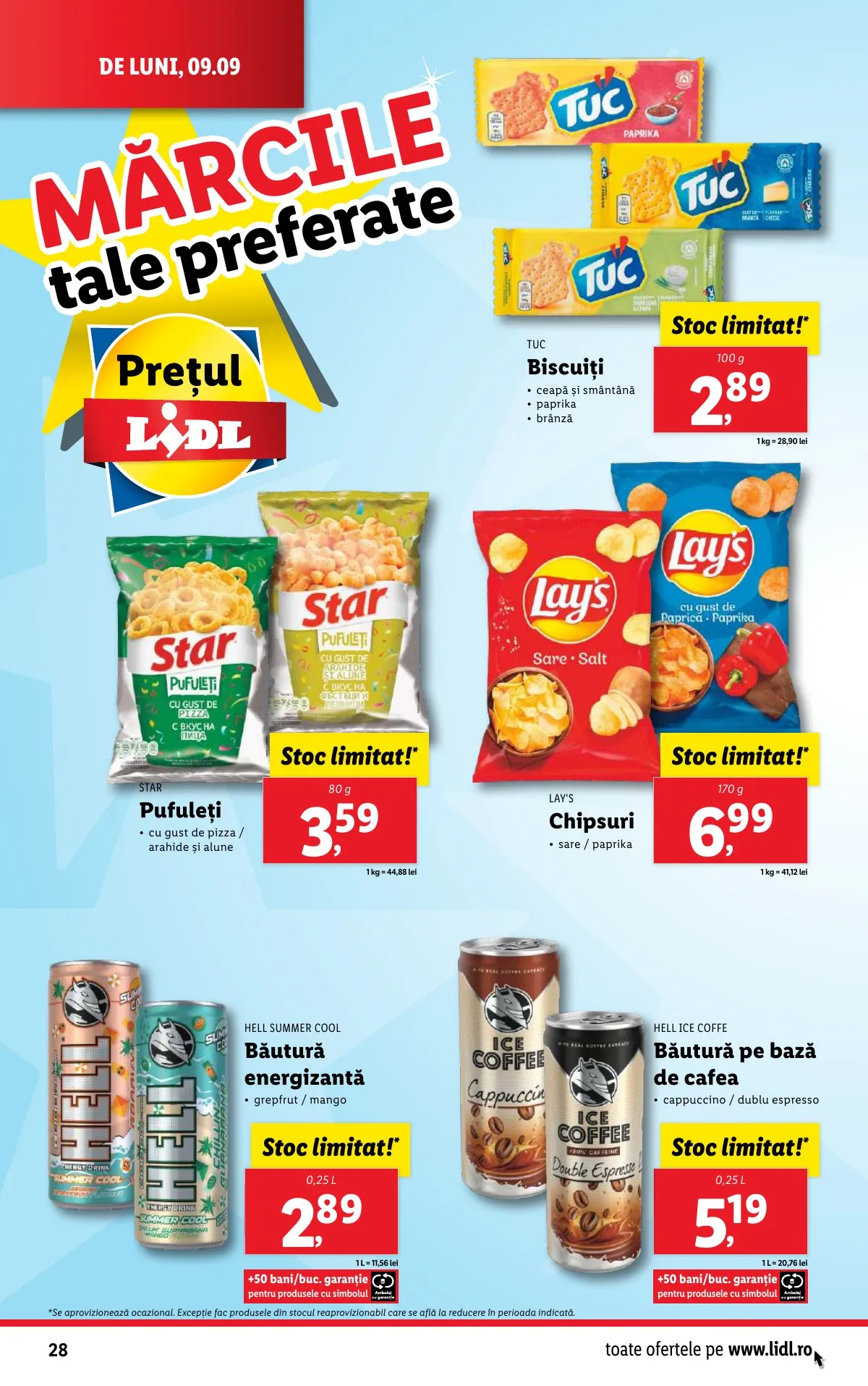 Lidl akciós újság Románia 09.09–09.15 – 28. oldal