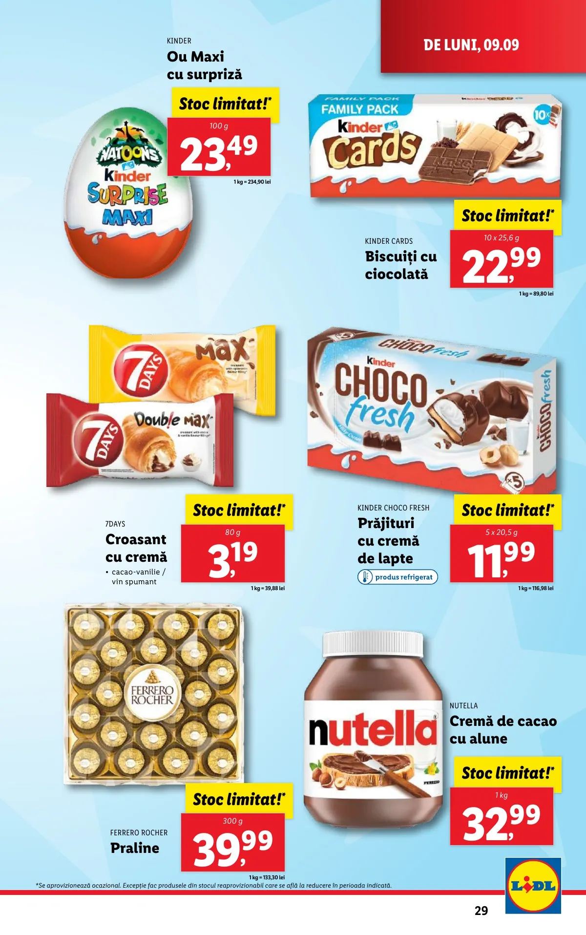 Lidl akciós újság Románia 09.09–09.15 – 29. oldal