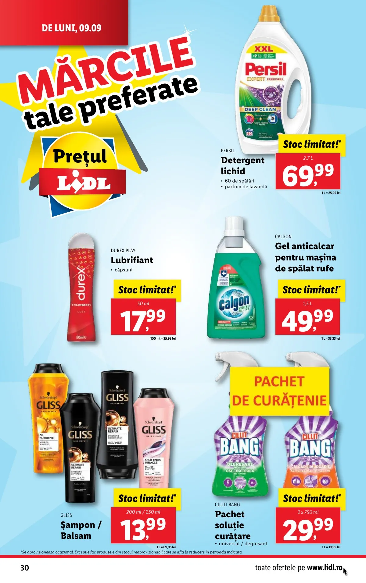 Lidl akciós újság Románia 09.09–09.15 – 30. oldal
