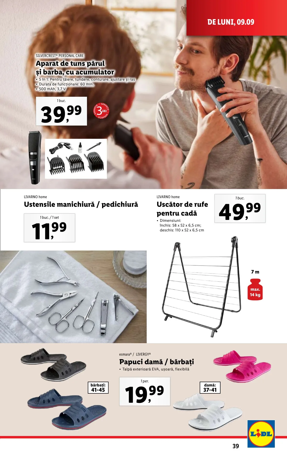 Lidl akciós újság Románia 09.09–09.15 – 40. oldal