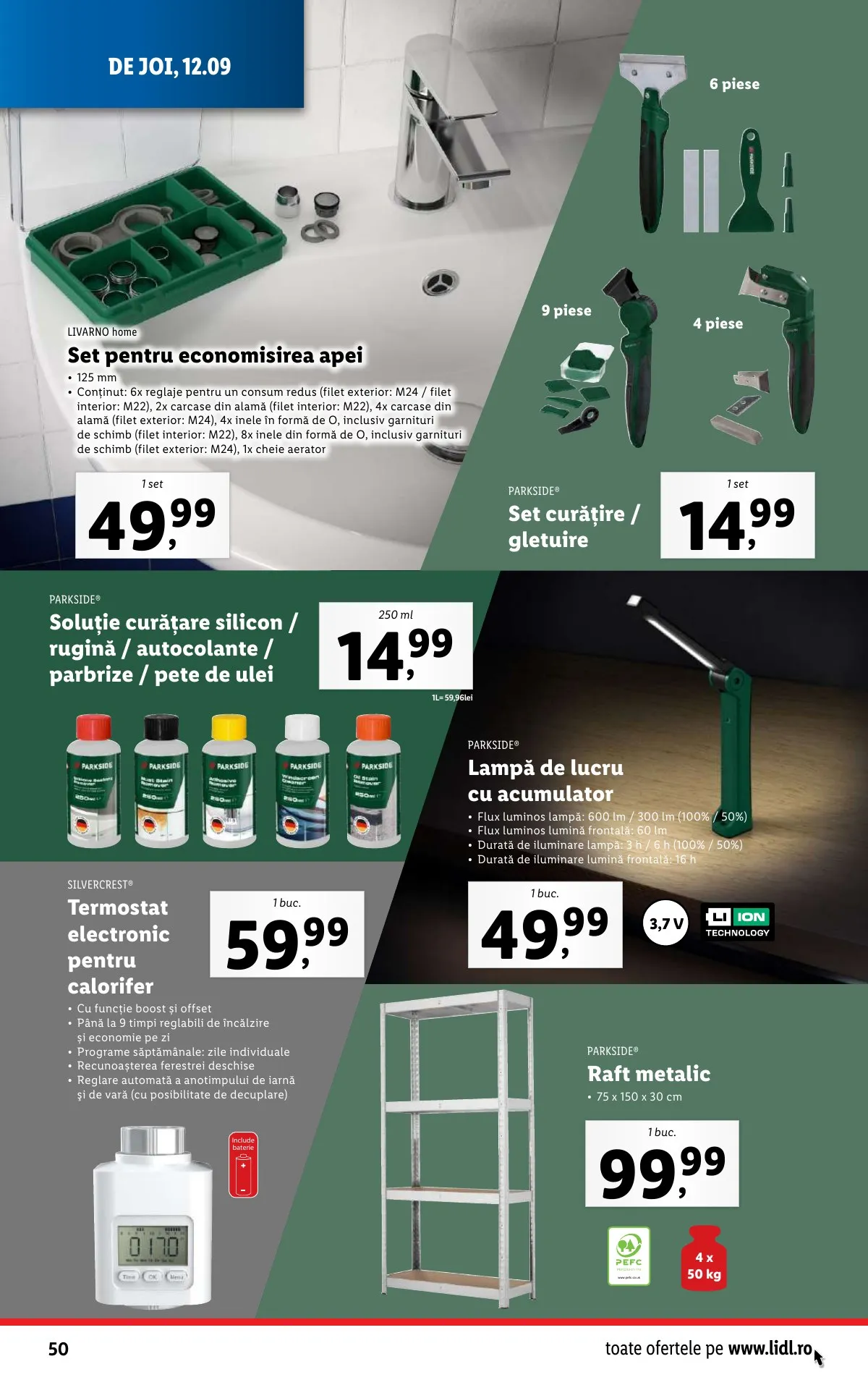 Lidl akciós újság Románia 09.09–09.15 – 49. oldal