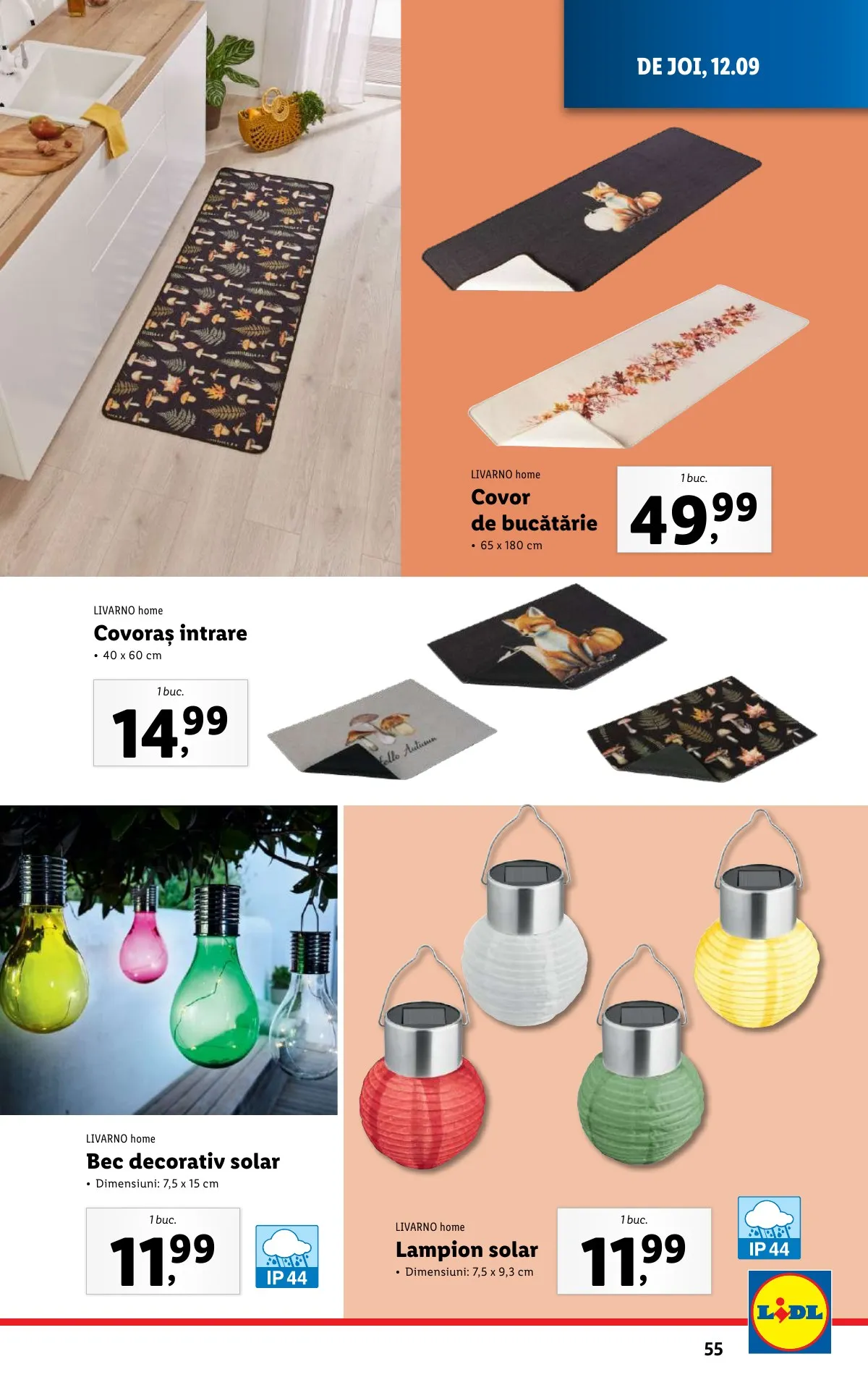 Lidl akciós újság Románia 09.09–09.15 – 54. oldal