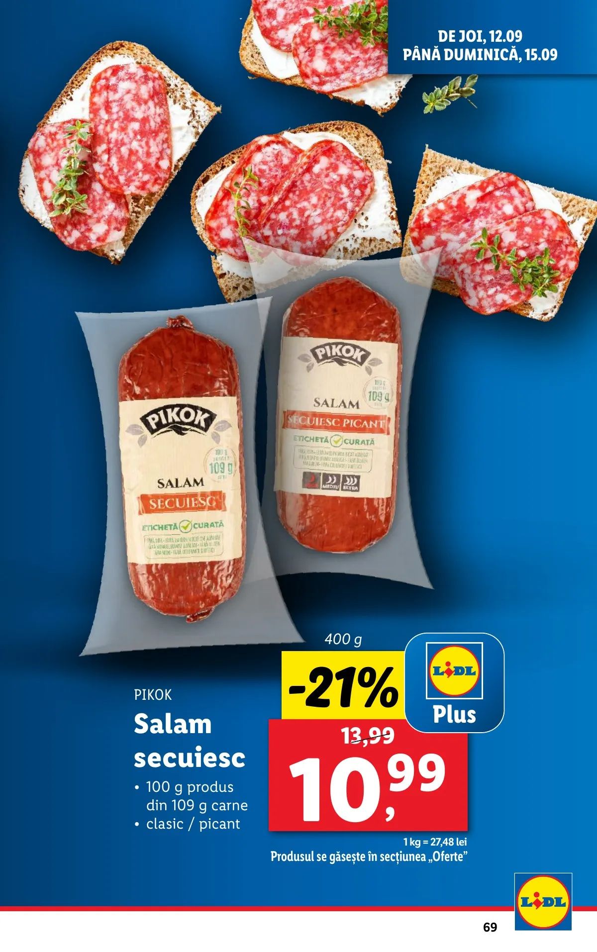 Lidl akciós újság Románia 09.09–09.15 – 67. oldal
