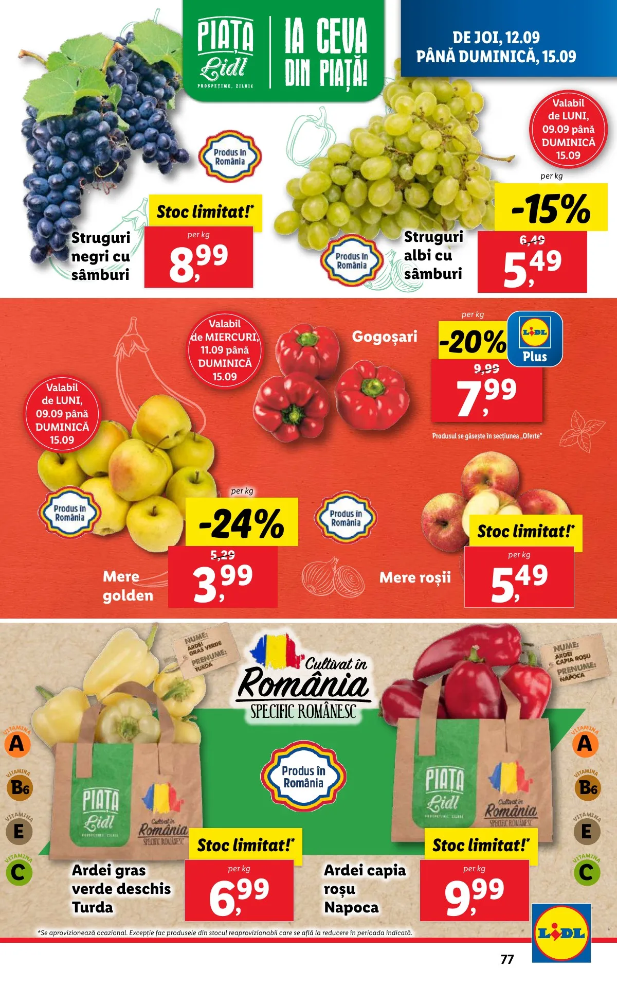 Lidl akciós újság Románia 09.09–09.15 – 75. oldal