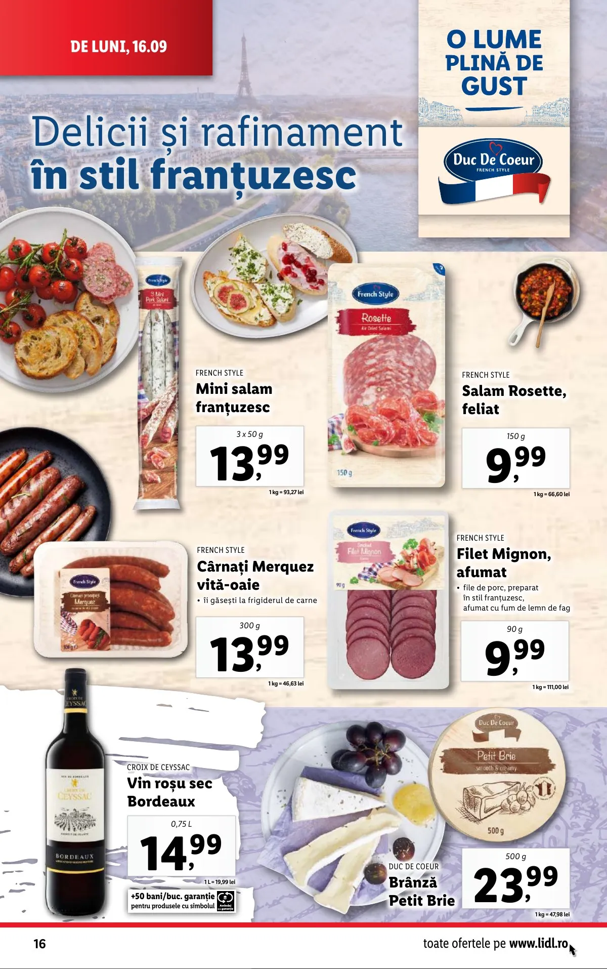 Lidl akciós újság Románia 09.16–09.22 – 16. oldal