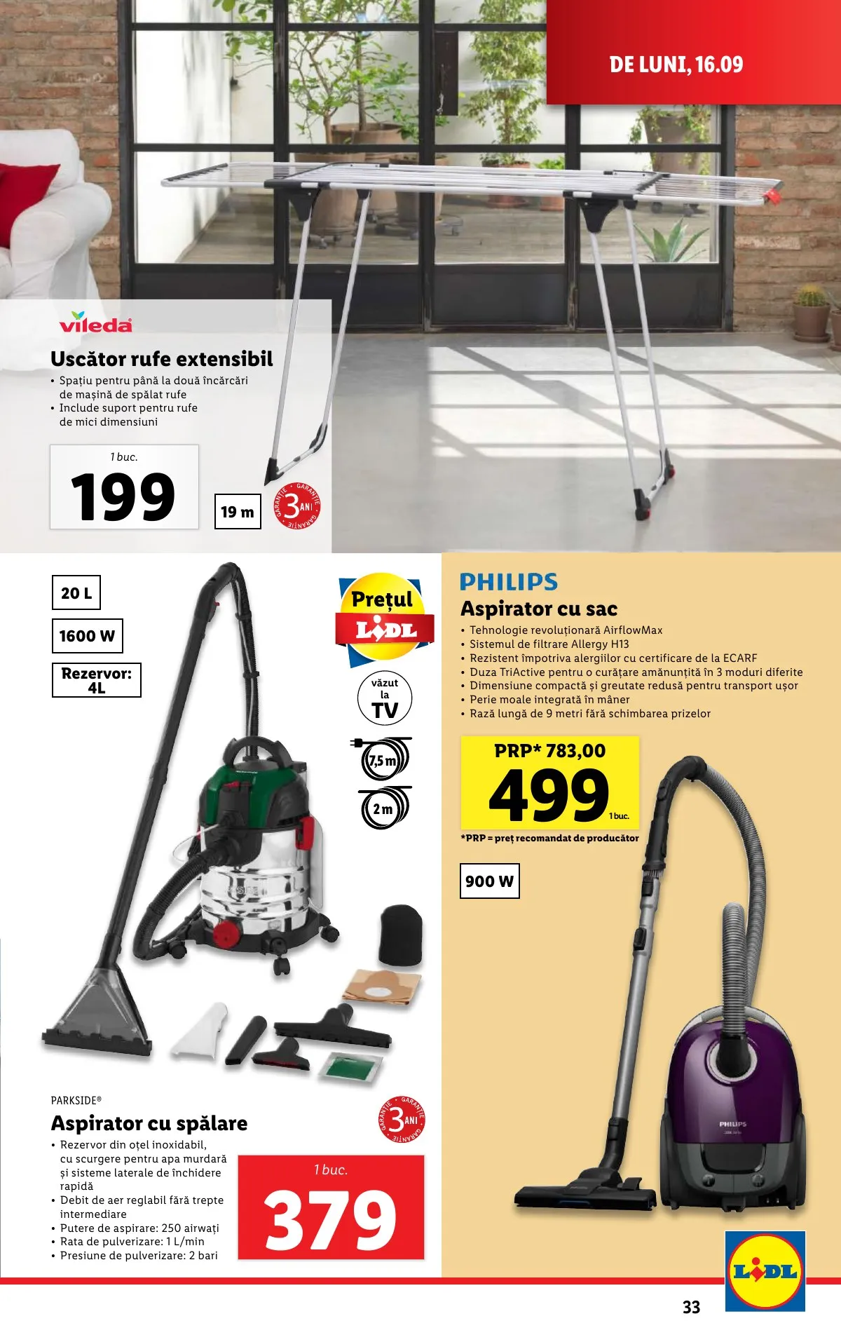 Lidl akciós újság Románia 09.16–09.22 – 33. oldal