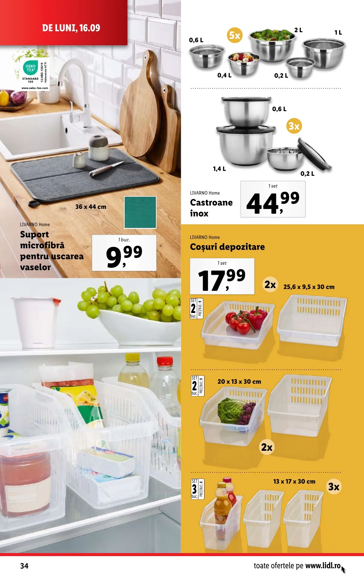 Lidl akciós újság Románia 09.16–09.22 – 34. oldal