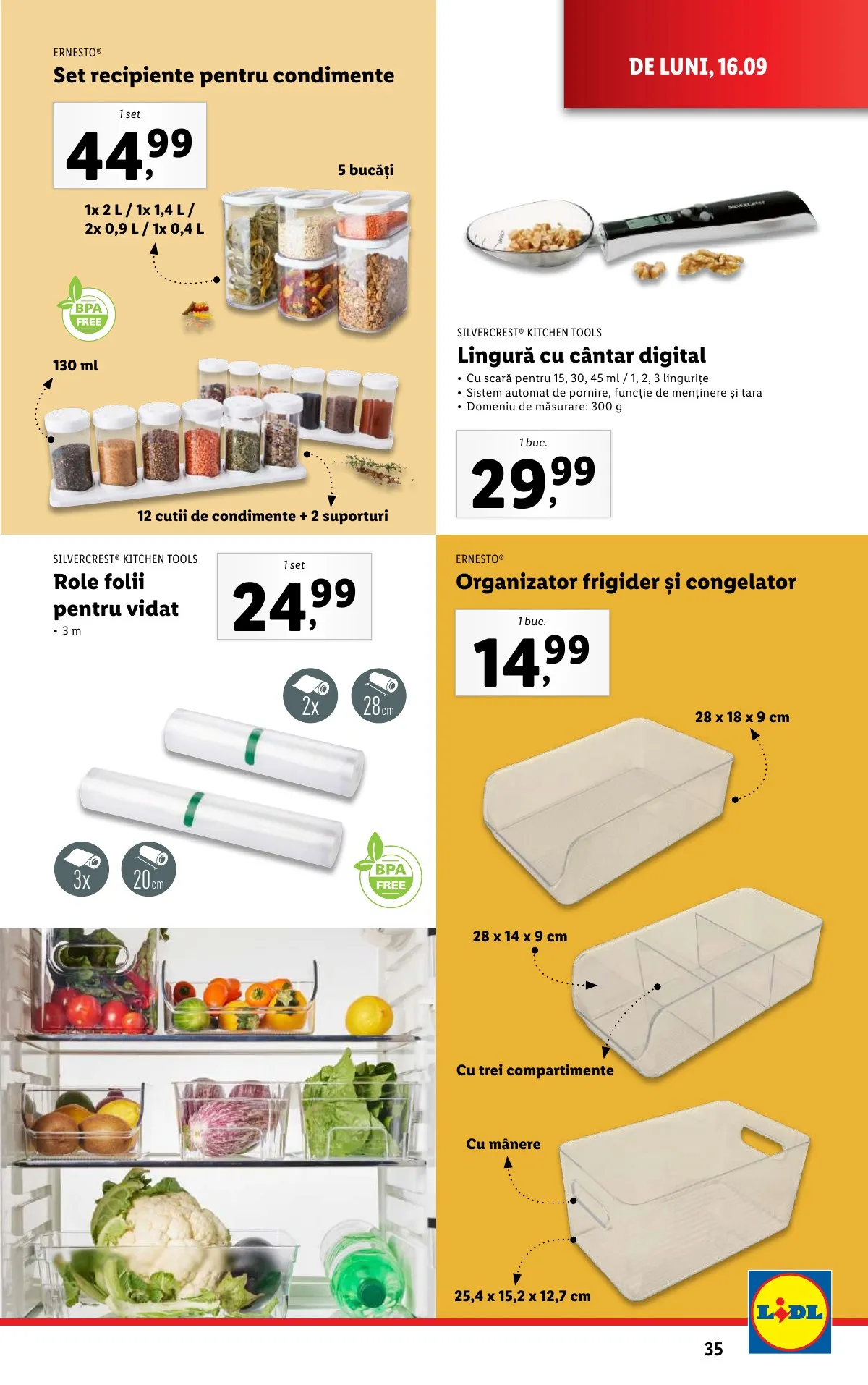 Lidl akciós újság Románia 09.16–09.22 – 35. oldal