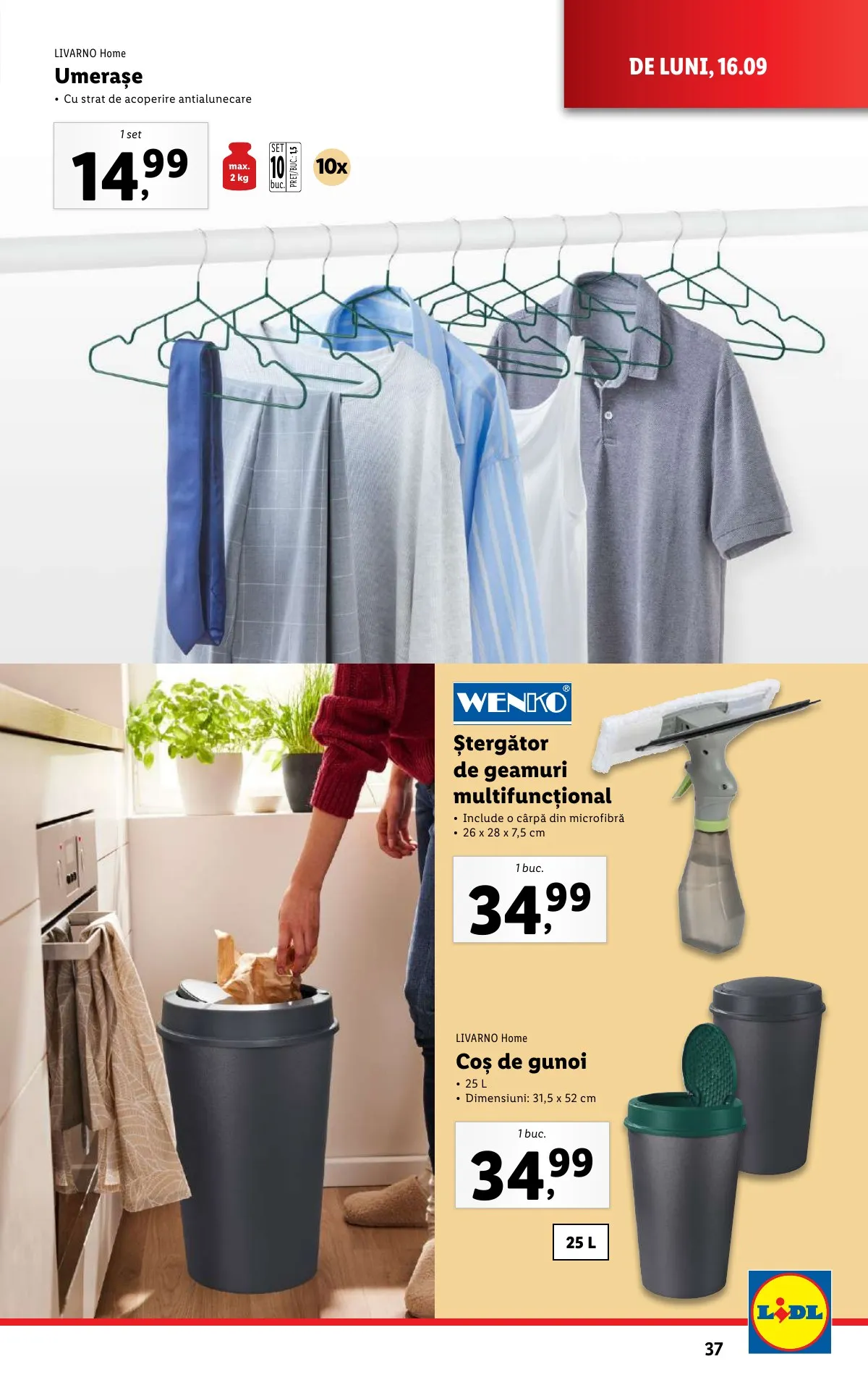 Lidl akciós újság Románia 09.16–09.22 – 37. oldal
