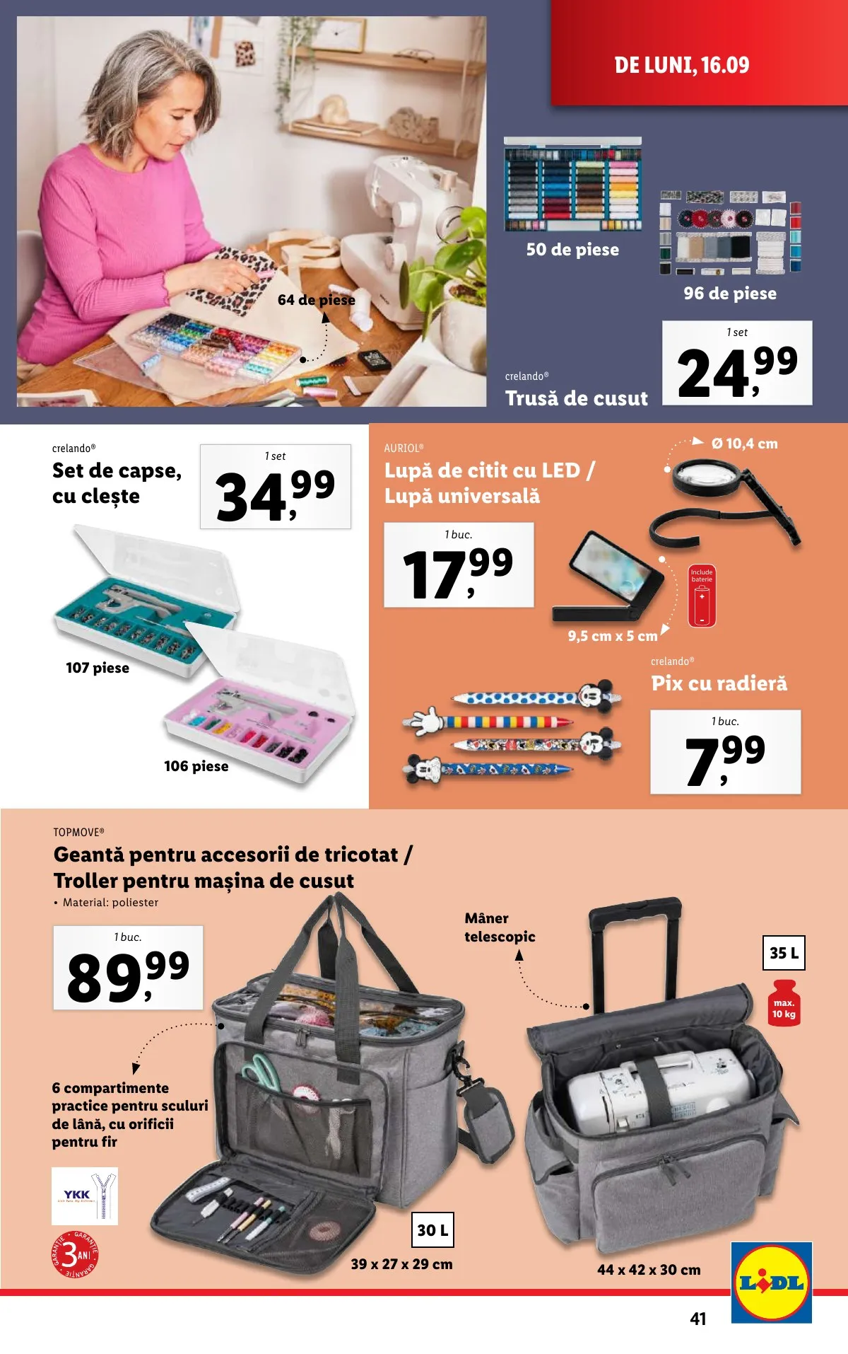 Lidl akciós újság Románia 09.16–09.22 – 41. oldal