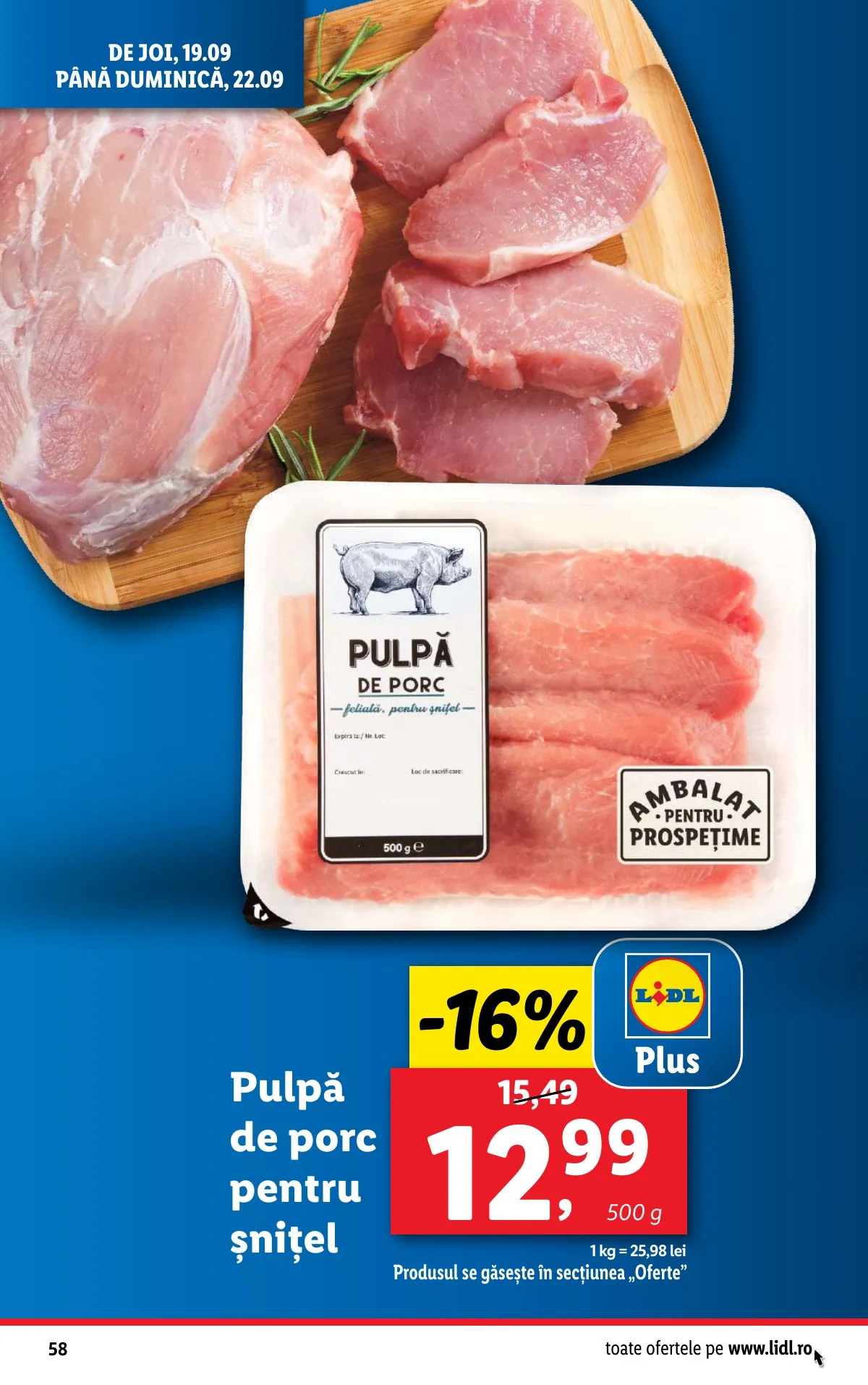 Lidl akciós újság Románia 09.16–09.22 – 58. oldal