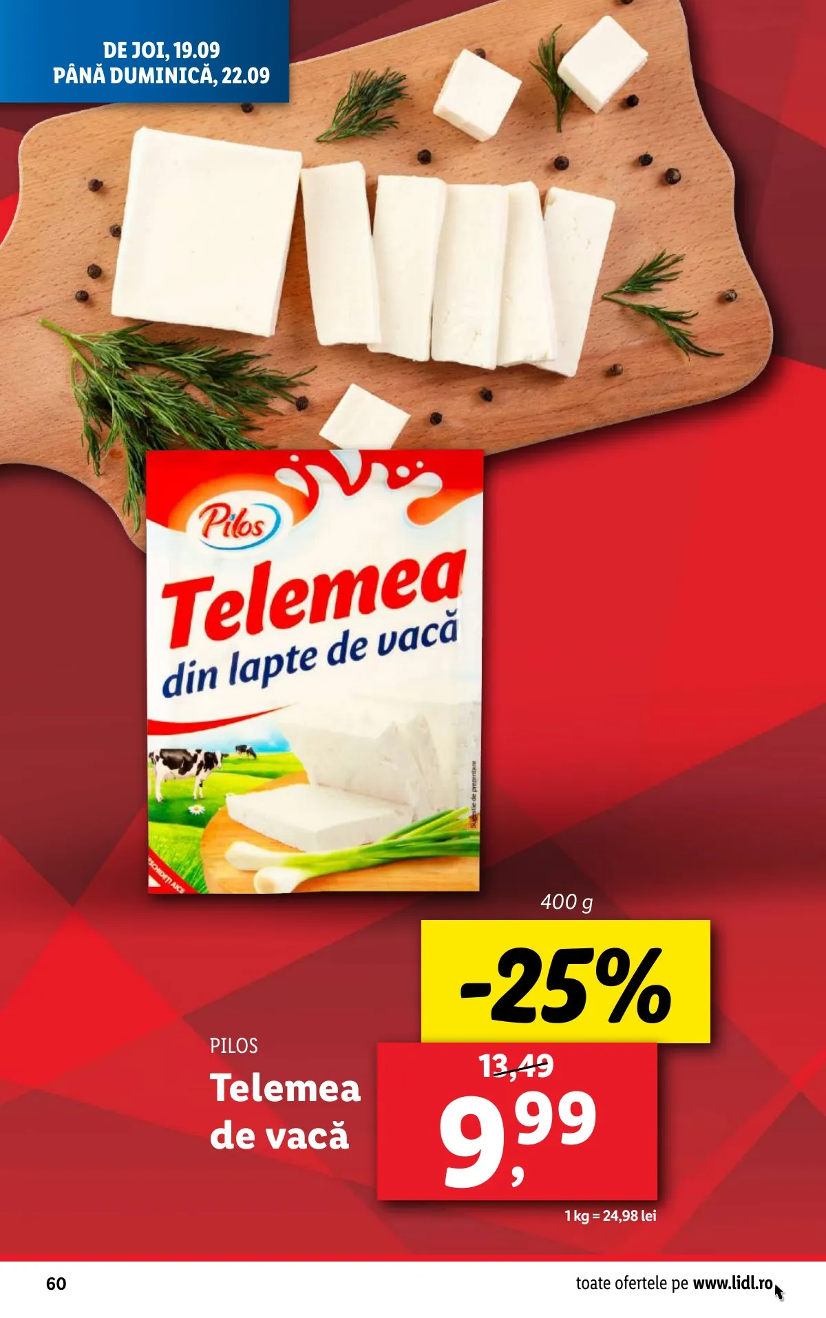 Lidl akciós újság Románia 09.16–09.22 – 60. oldal