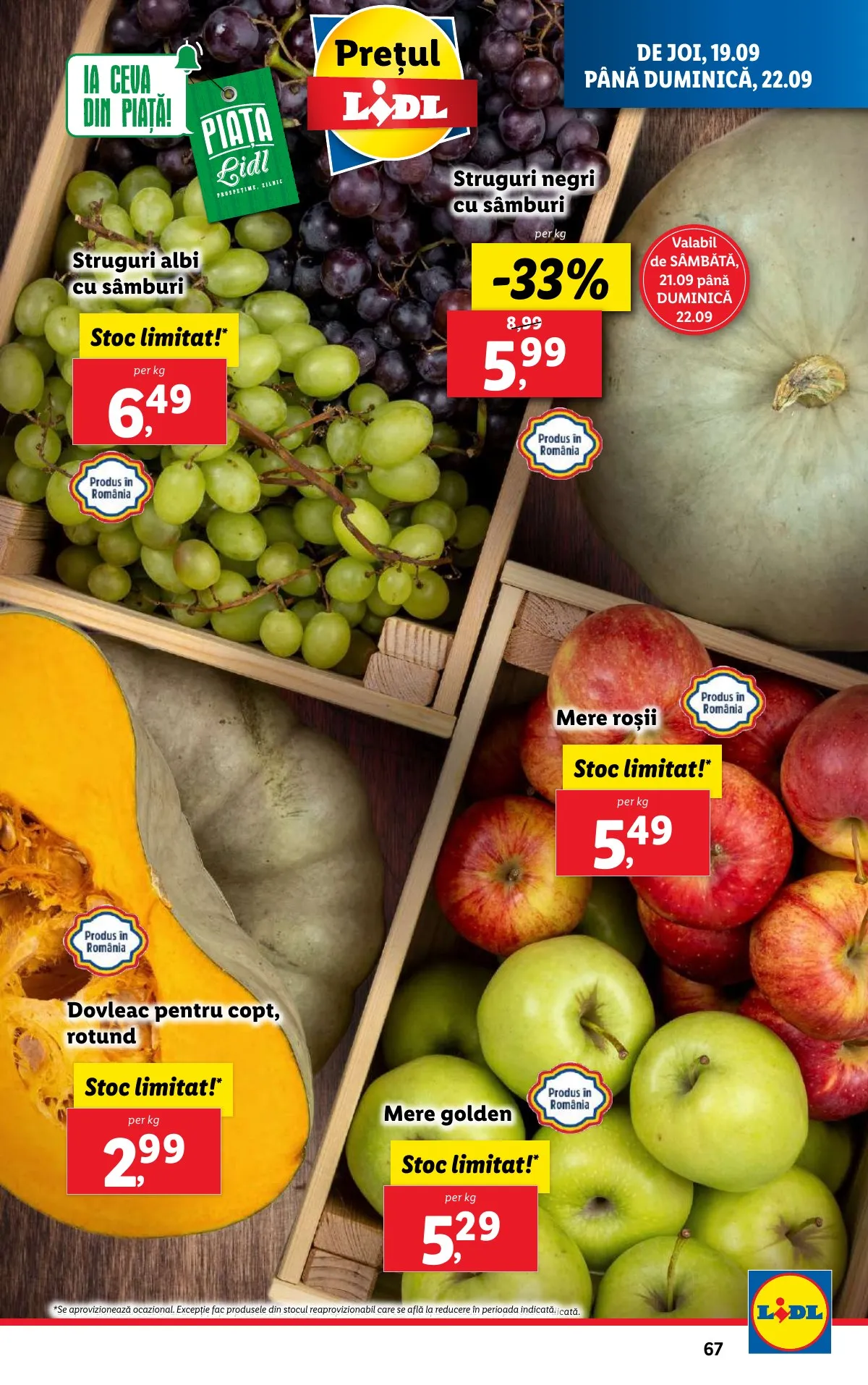 Lidl akciós újság Románia 09.16–09.22 – 67. oldal