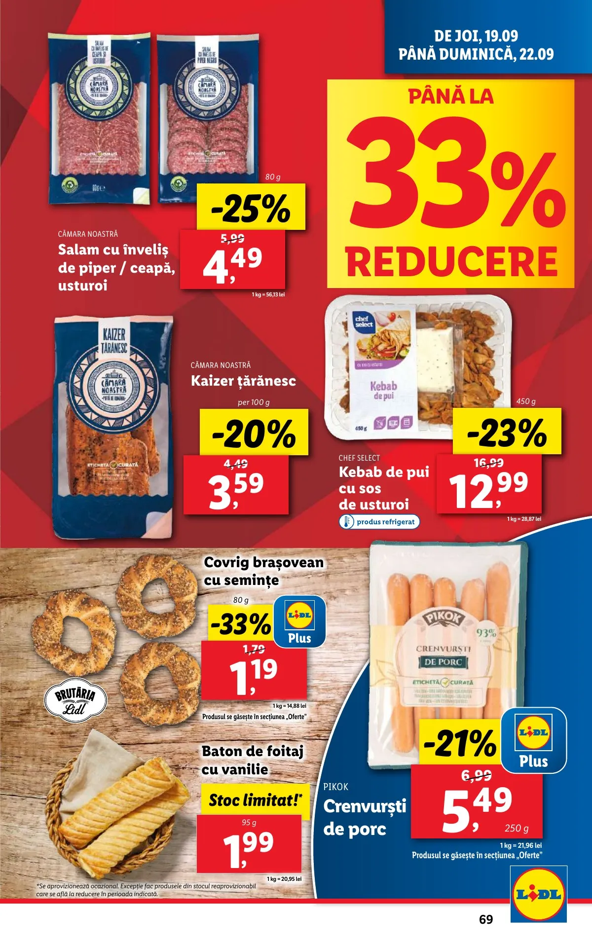 Lidl akciós újság Románia 09.16–09.22 – 69. oldal