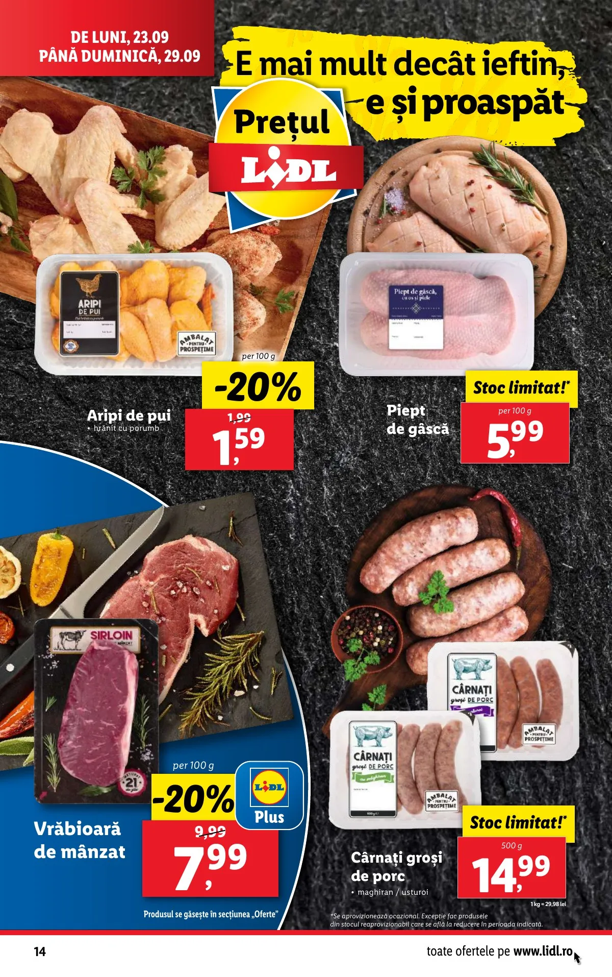 Lidl akciós újság Románia 09.23–09.29 – 14. oldal