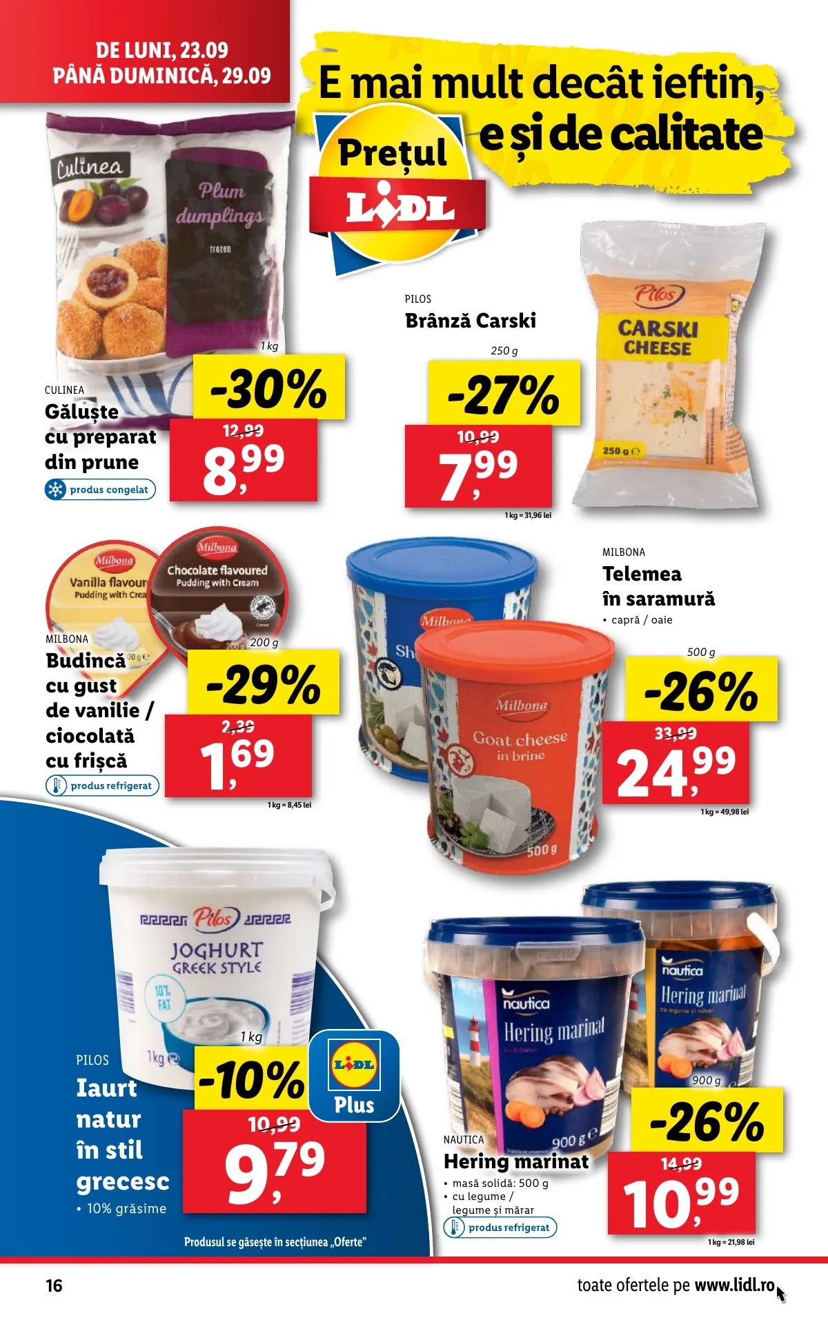 Lidl akciós újság Románia 09.23–09.29 – 16. oldal
