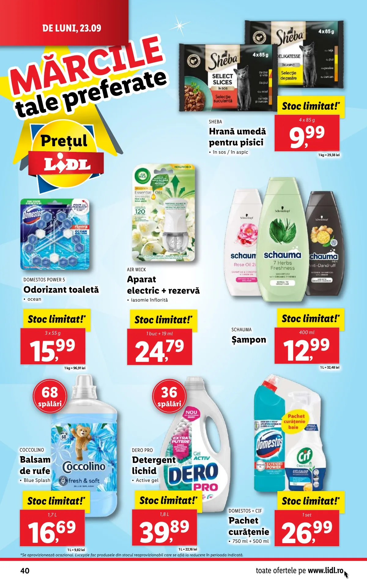 Lidl akciós újság Románia 09.23–09.29 – 40. oldal