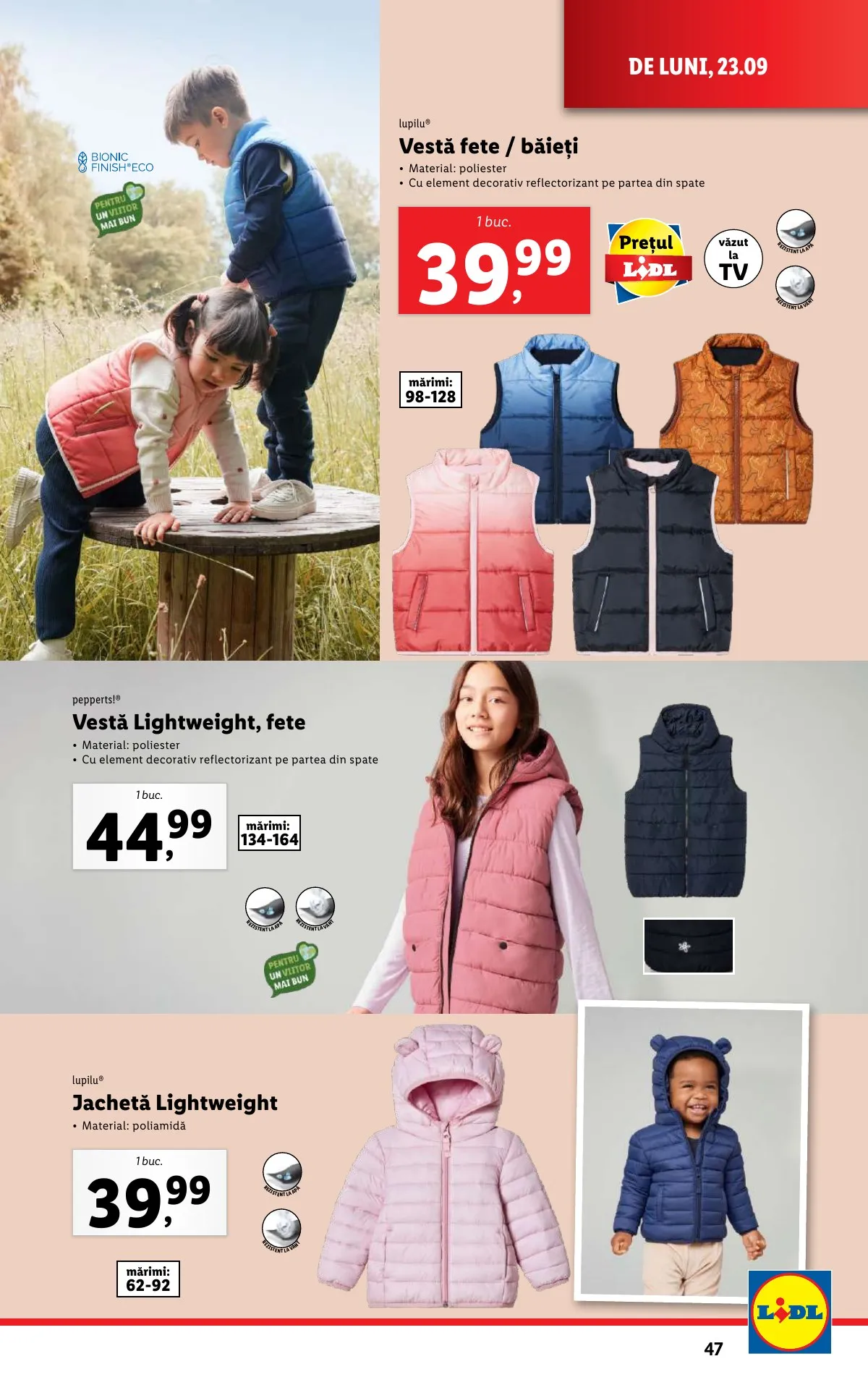 Lidl akciós újság Románia 09.23–09.29 – 47. oldal