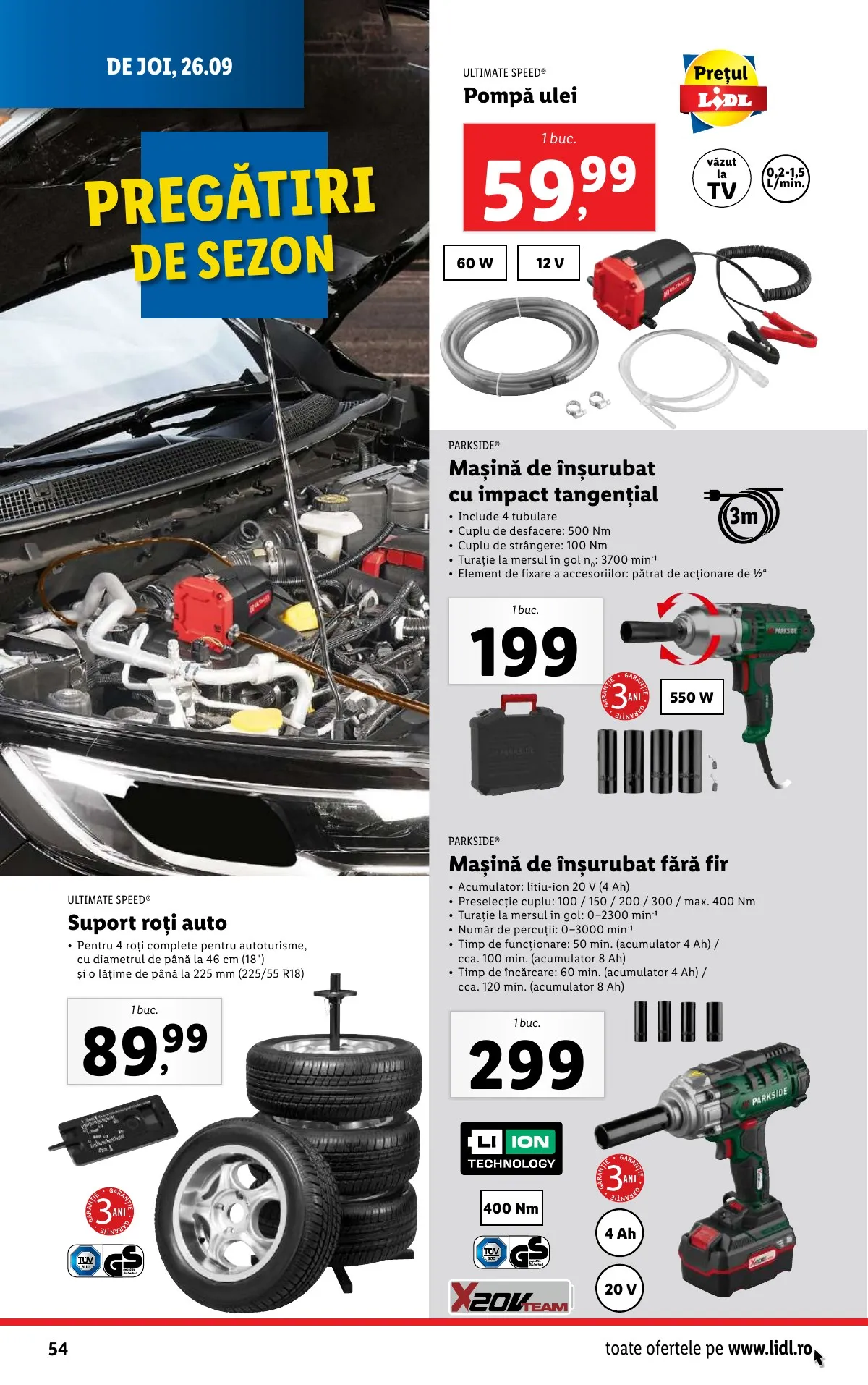 Lidl akciós újság Románia 09.23–09.29 – 54. oldal