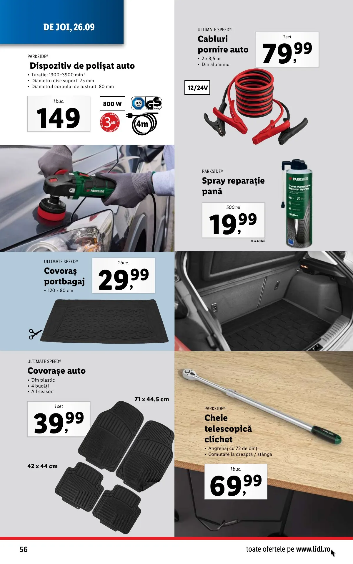 Lidl akciós újság Románia 09.23–09.29 – 56. oldal