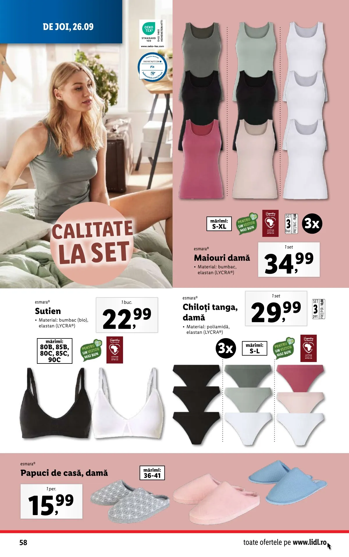 Lidl akciós újság Románia 09.23–09.29 – 58. oldal
