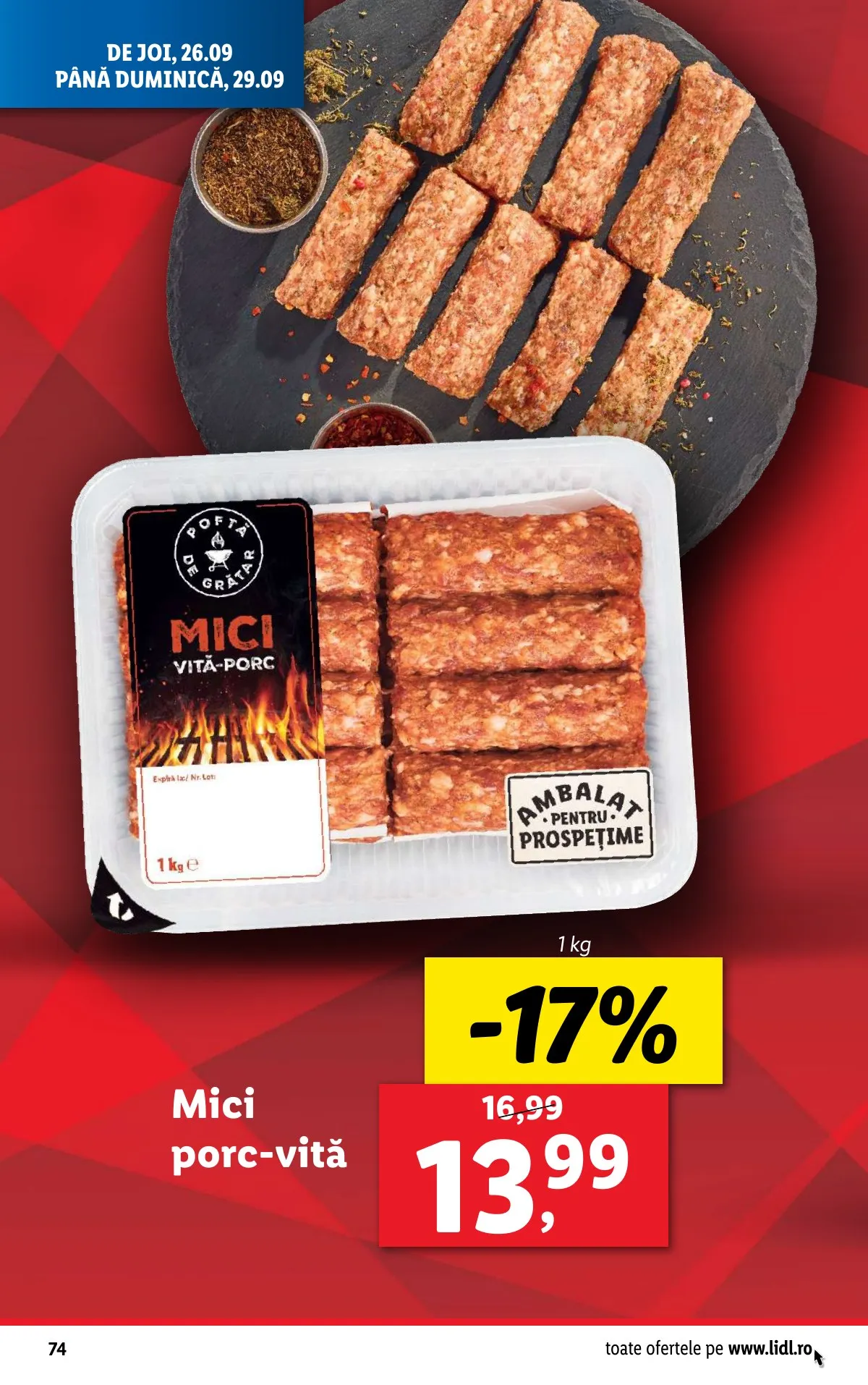 Lidl akciós újság Románia 09.23–09.29 – 74. oldal