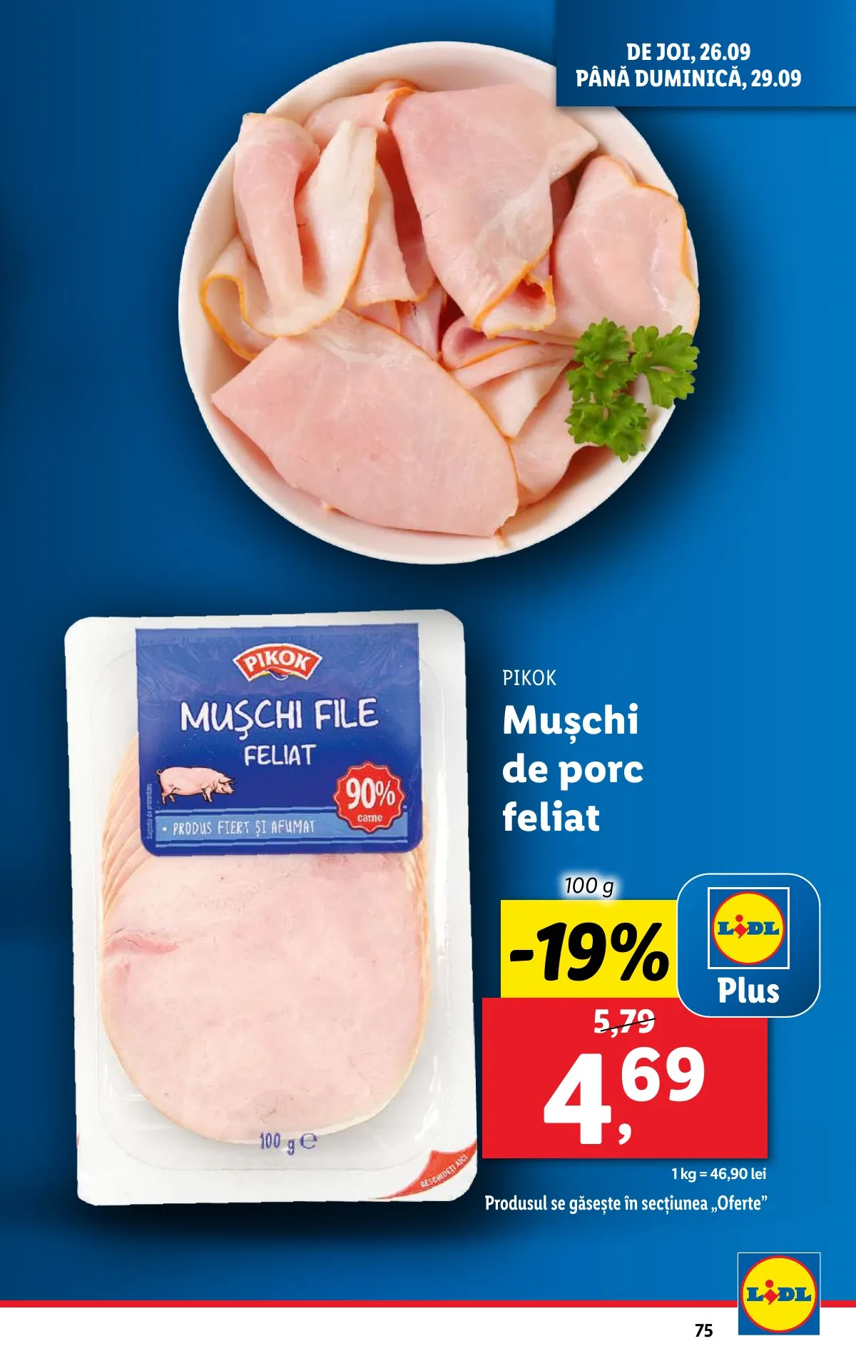 Lidl akciós újság Románia 09.23–09.29 – 75. oldal