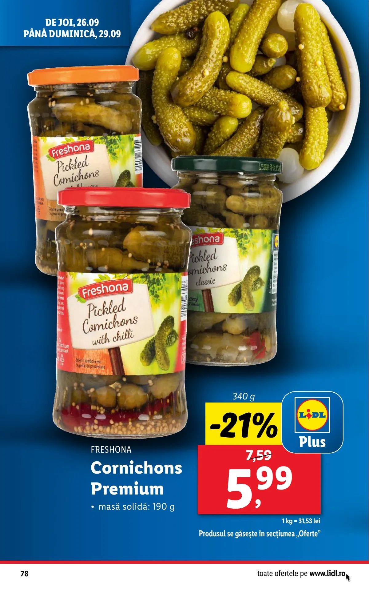 Lidl akciós újság Románia 09.23–09.29 – 78. oldal