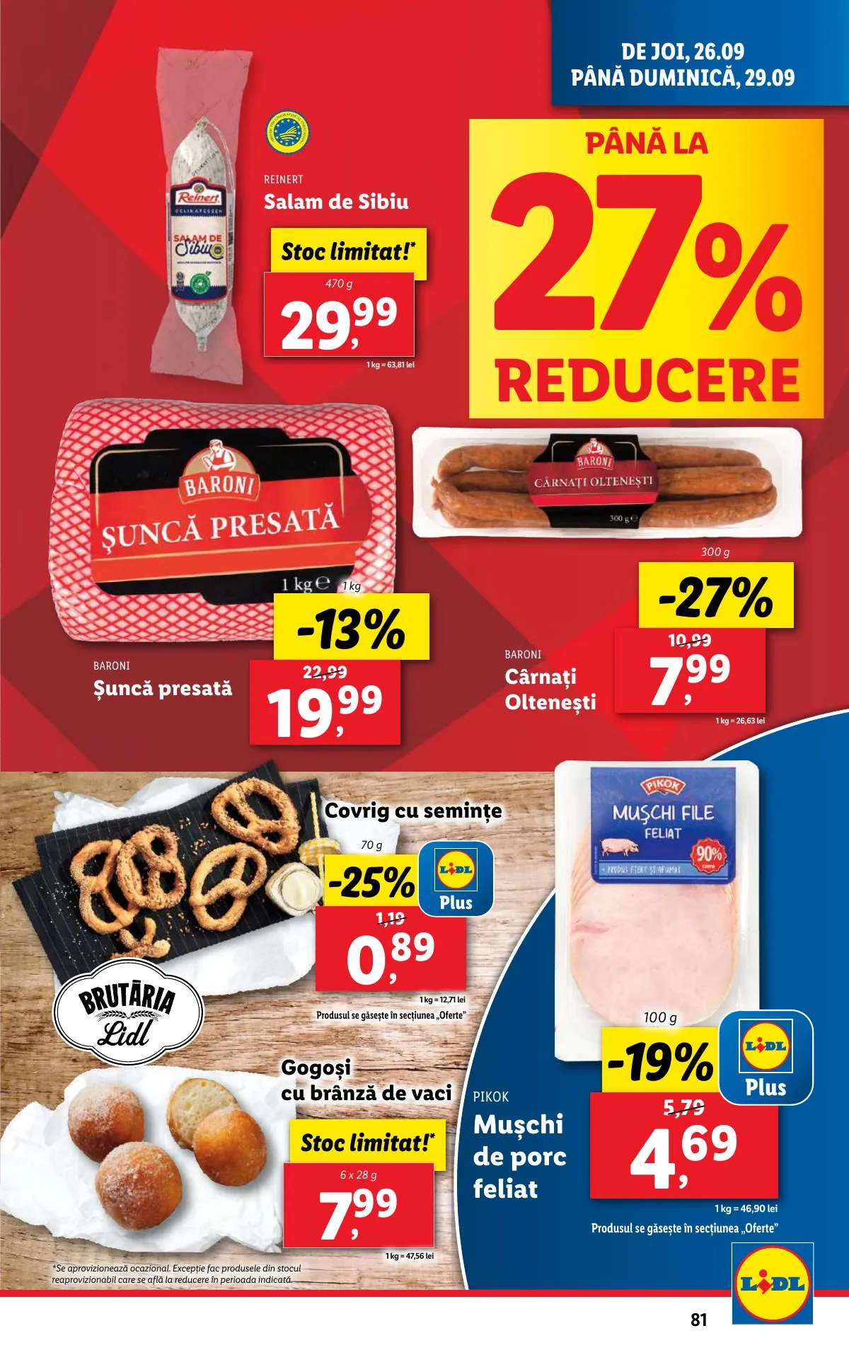 Lidl akciós újság Románia 09.23–09.29 – 81. oldal