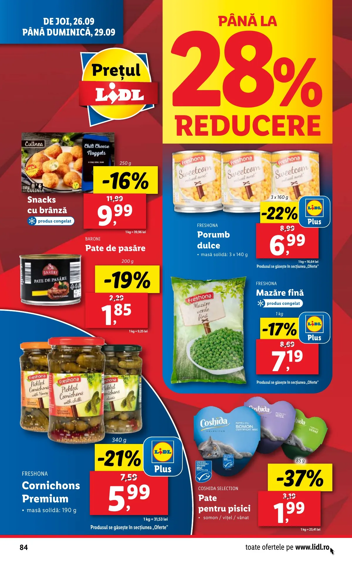 Lidl akciós újság Románia 09.23–09.29 – 84. oldal