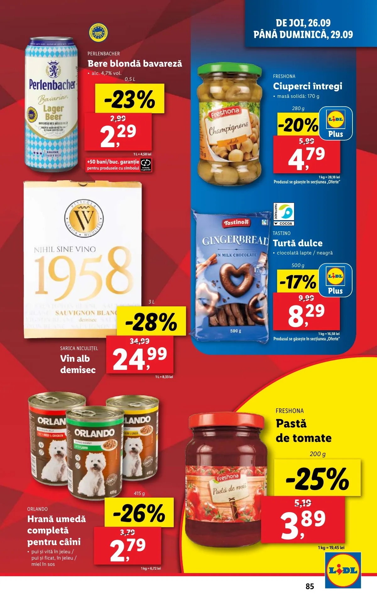 Lidl akciós újság Románia 09.23–09.29 – 85. oldal