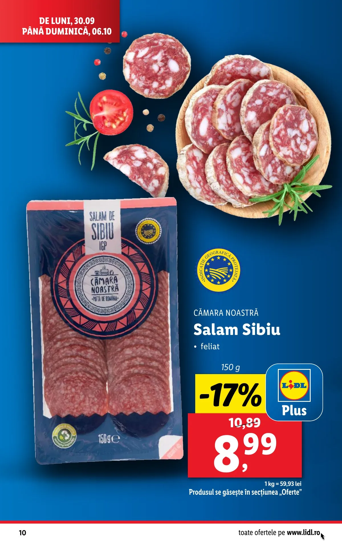 Lidl akciós újság Románia 09.30–10.06 – 10. oldal