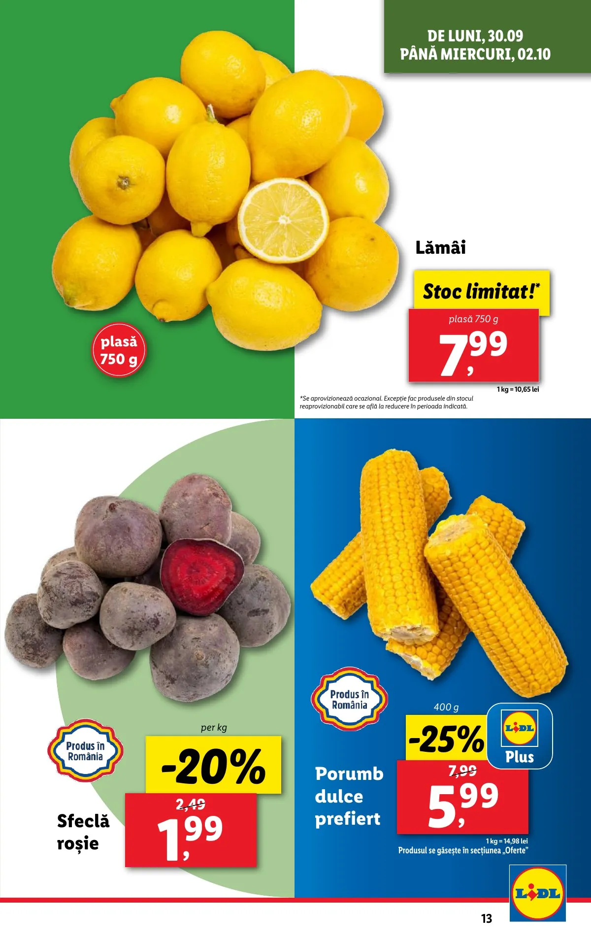 Lidl akciós újság Románia 09.30–10.06 – 13. oldal