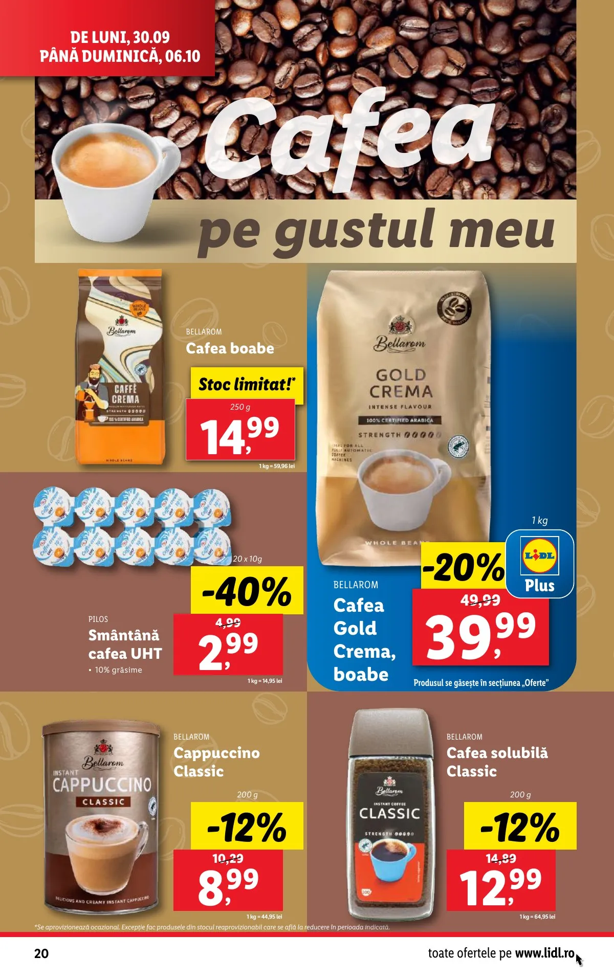 Lidl akciós újság Románia 09.30–10.06 – 20. oldal
