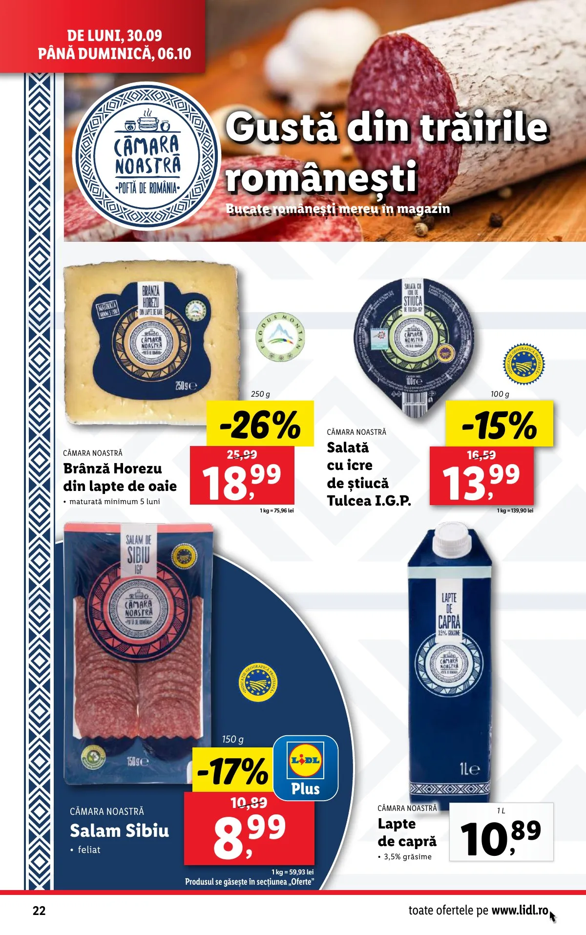 Lidl akciós újság Románia 09.30–10.06 – 22. oldal