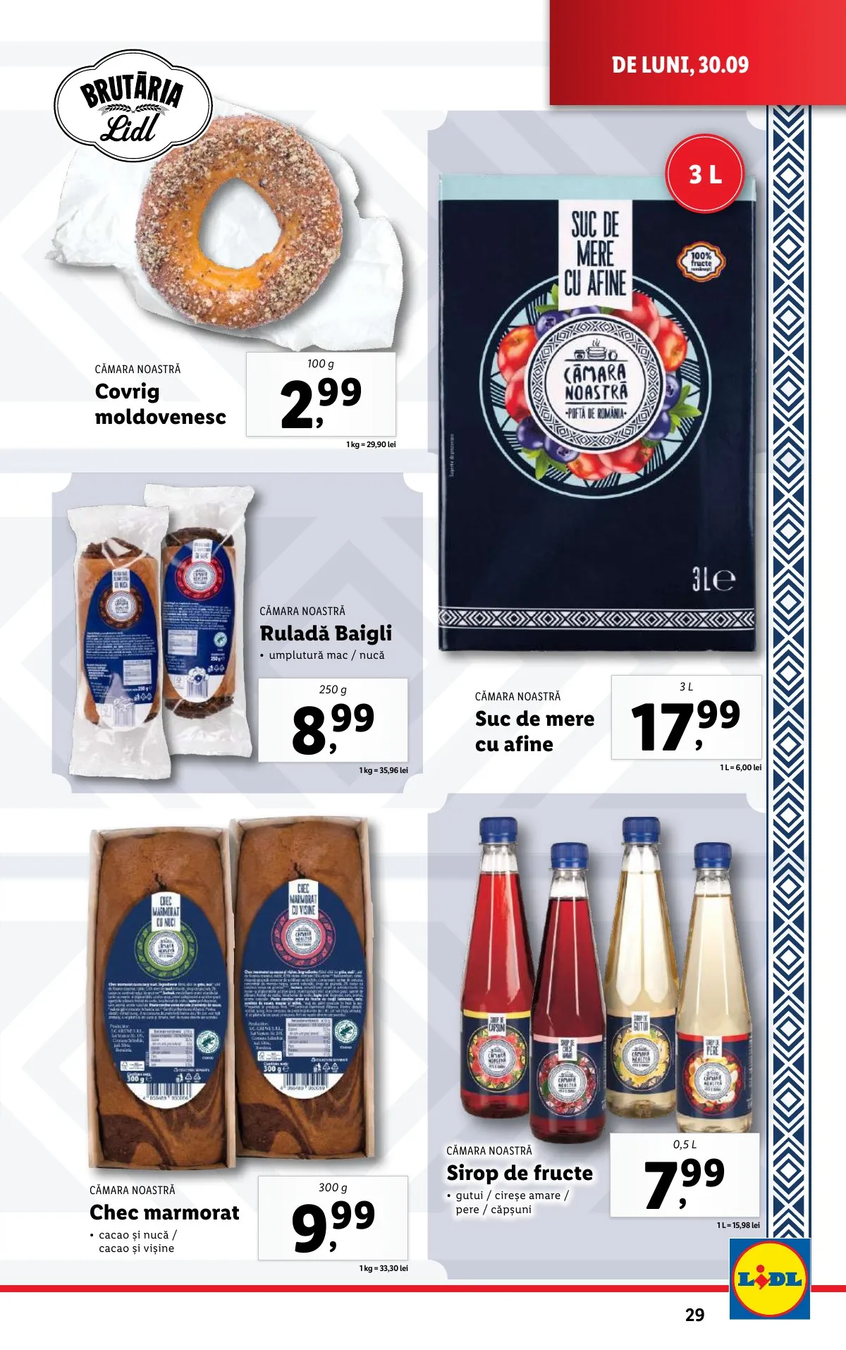 Lidl akciós újság Románia 09.30–10.06 – 29. oldal