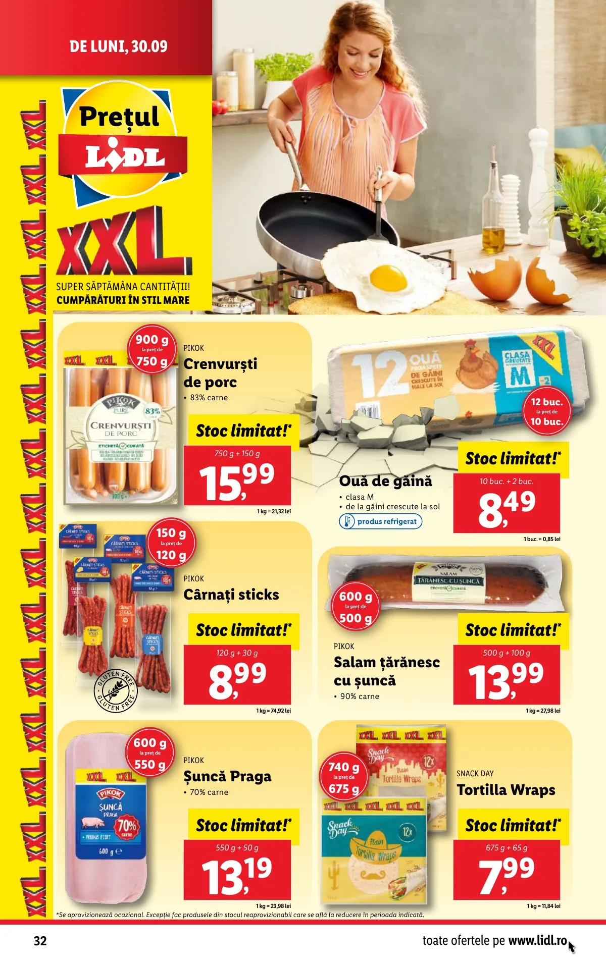 Lidl akciós újság Románia 09.30–10.06 – 32. oldal