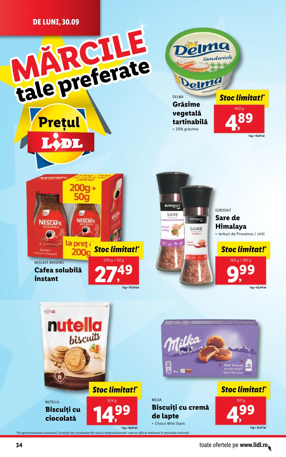 Lidl akciós újság Románia 09.30–10.06 – 34. oldal