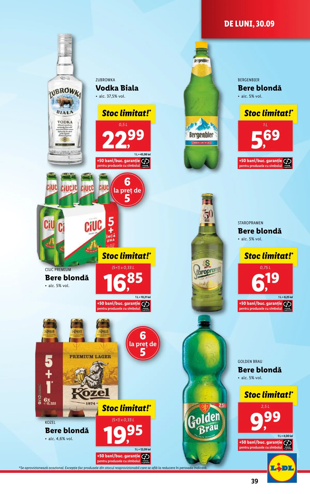 Lidl akciós újság Románia 09.30–10.06 – 39. oldal