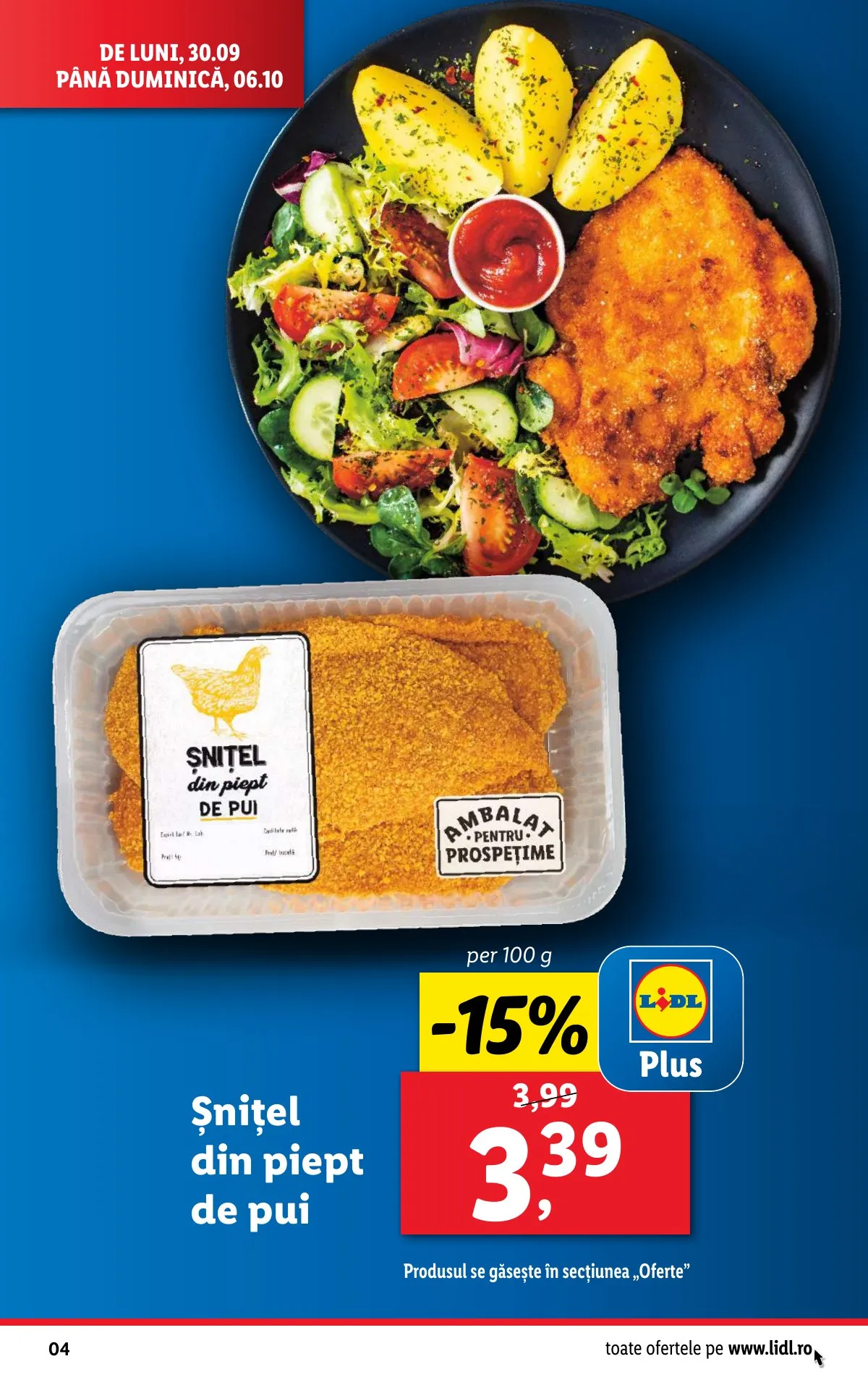 Lidl akciós újság Románia 09.30–10.06 – 4. oldal