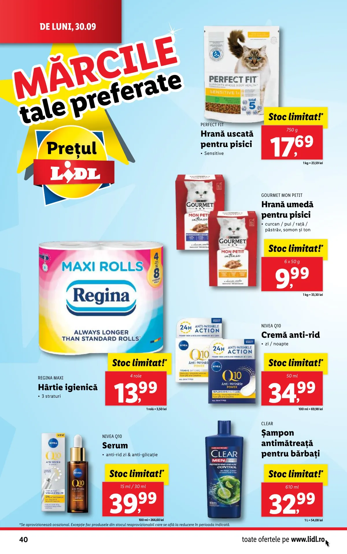Lidl akciós újság Románia 09.30–10.06 – 40. oldal