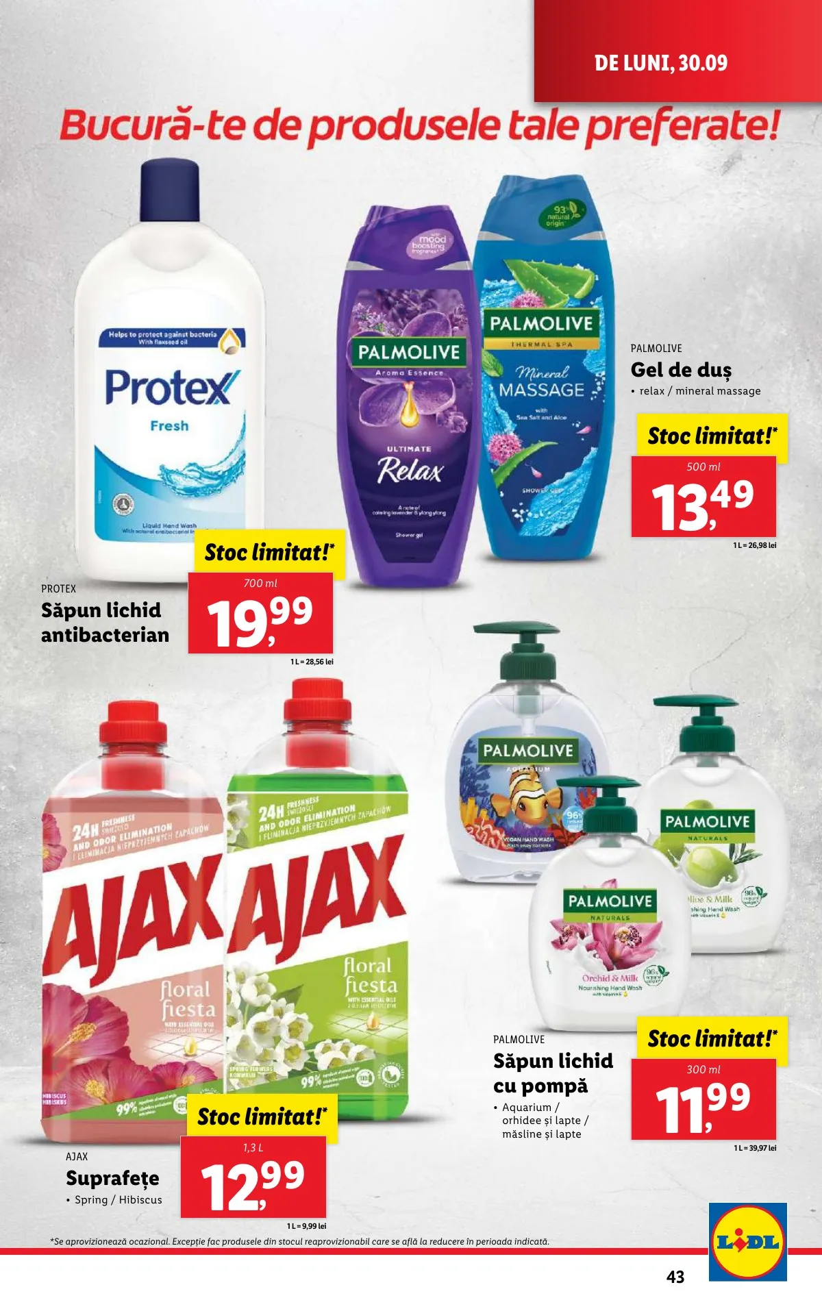 Lidl akciós újság Románia 09.30–10.06 – 43. oldal